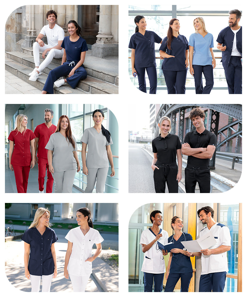 Darstellung aller CLINIC DRESS Kollektionen