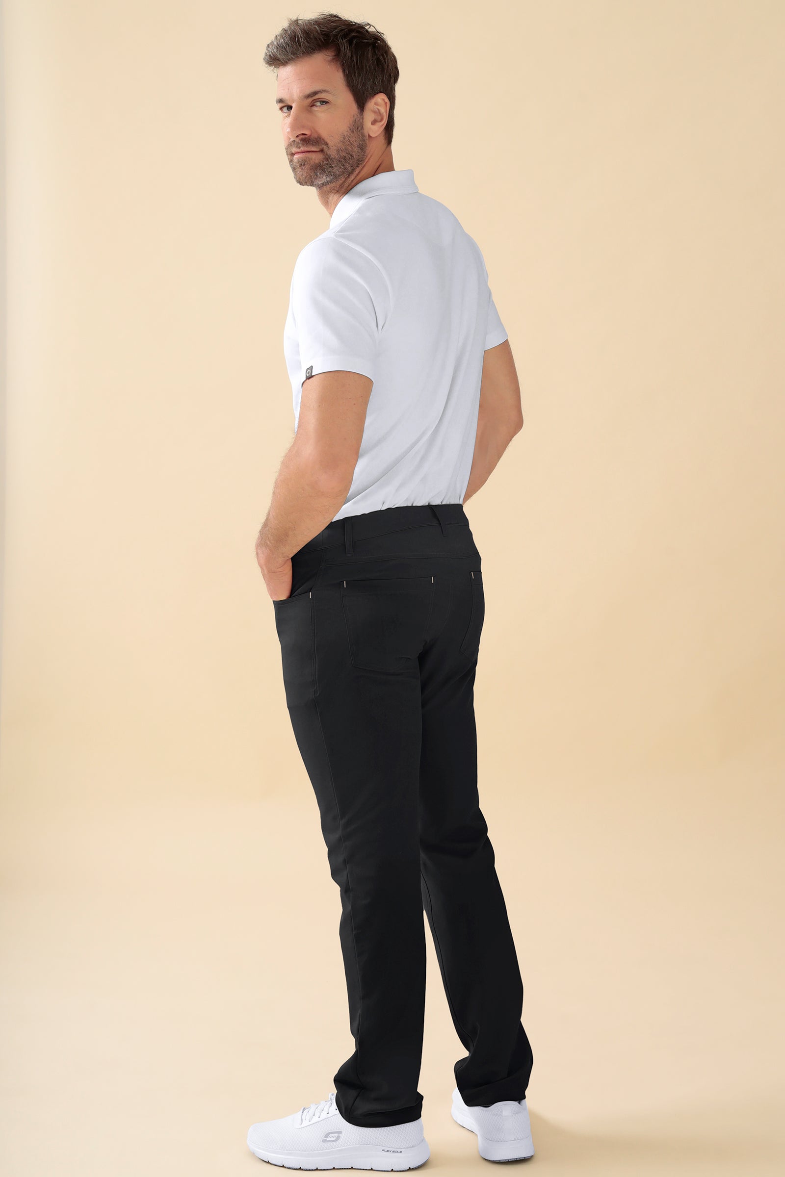 KAERE Hose Herren - 5-Pocket schwarz
