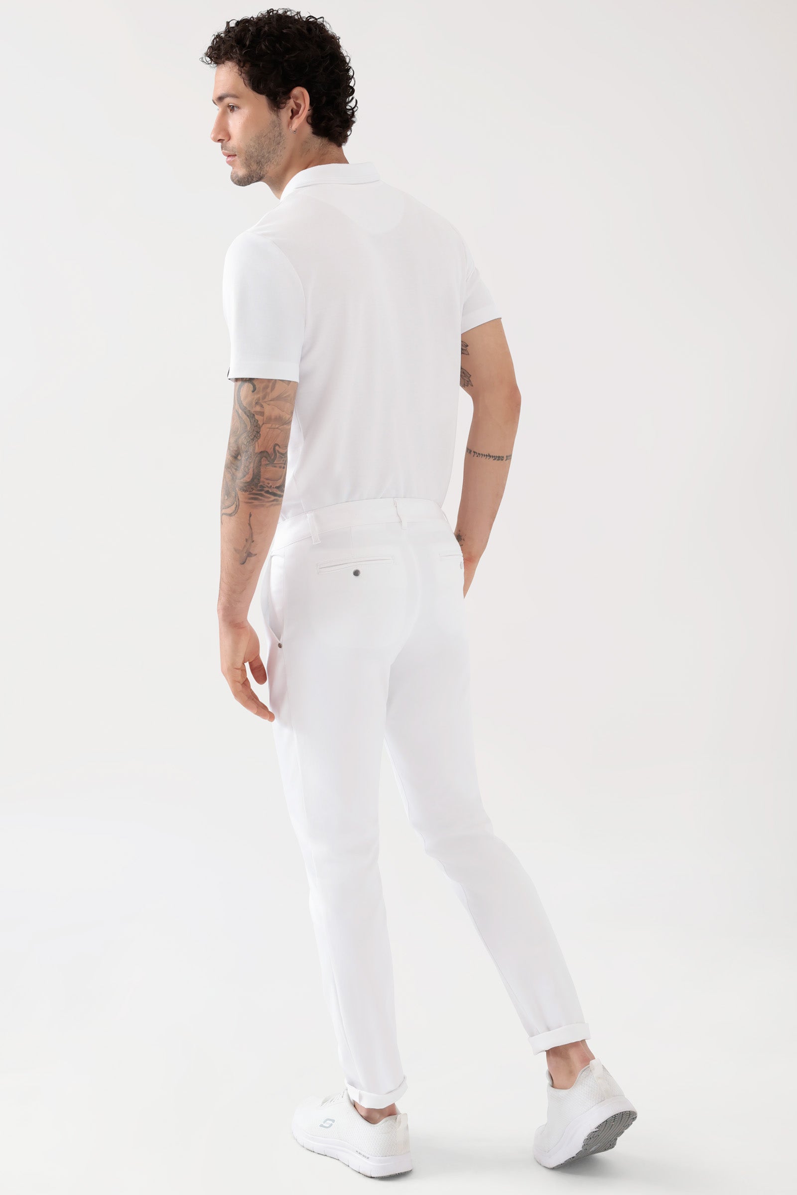 COMFY FLEX Hose Herren - Chino Style weiß