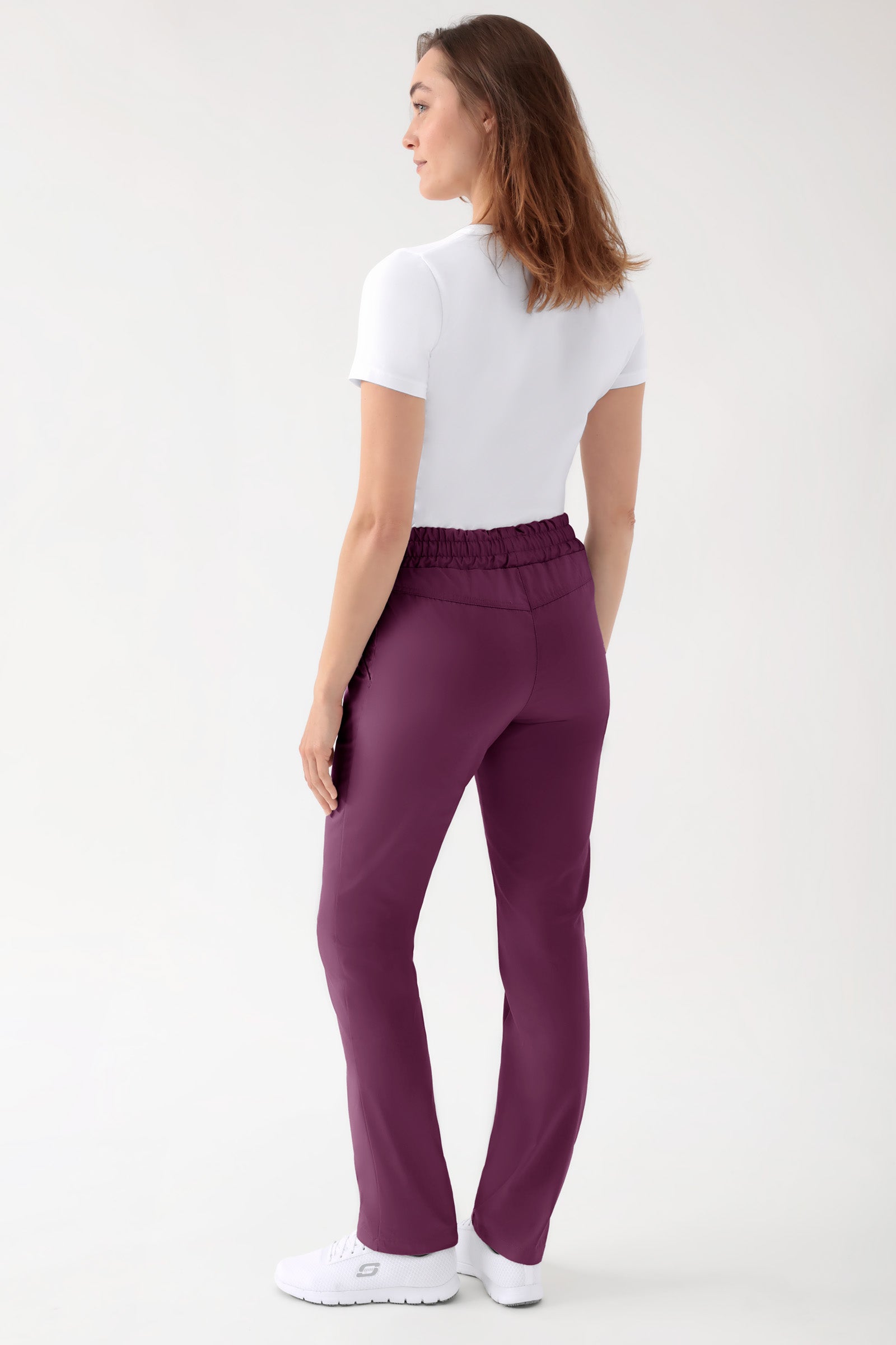CORE Hose Unisex - hoher Bund pflaume