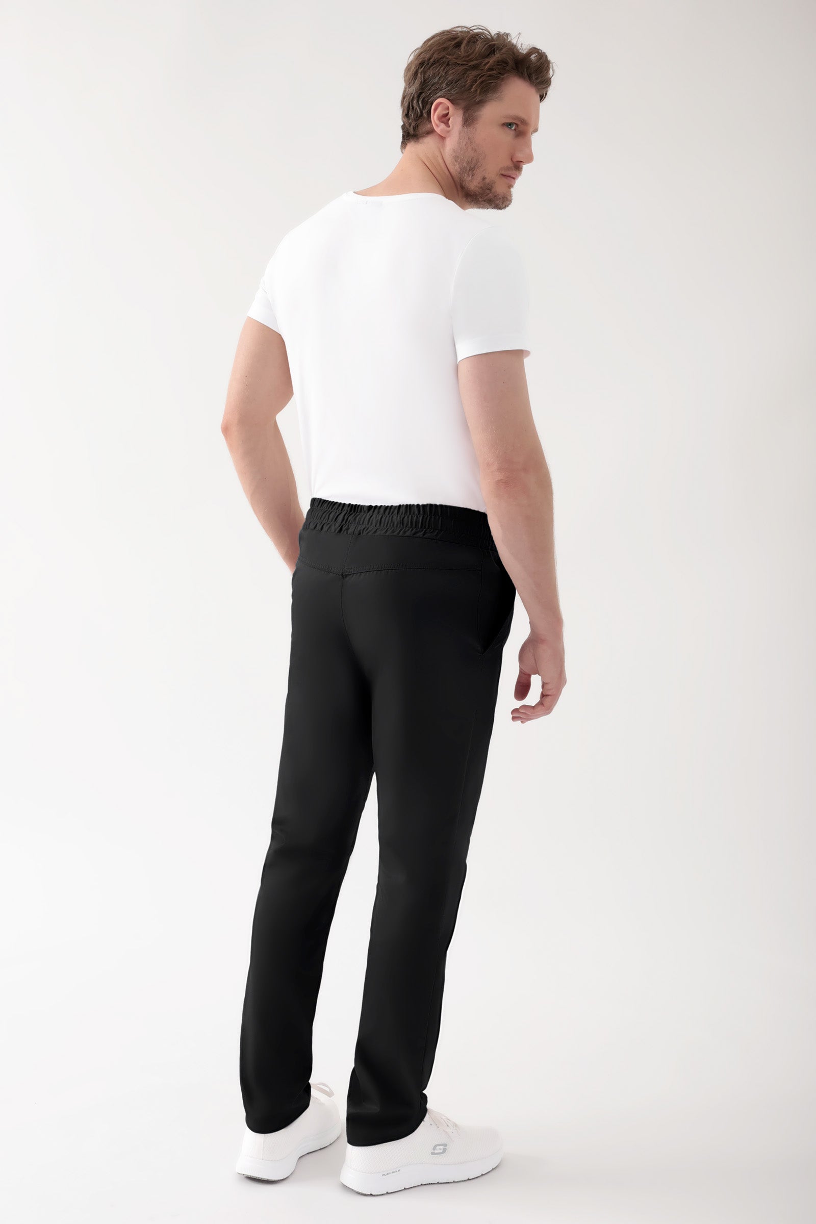 CORE Hose Unisex - hoher Bund schwarz, Rückansicht