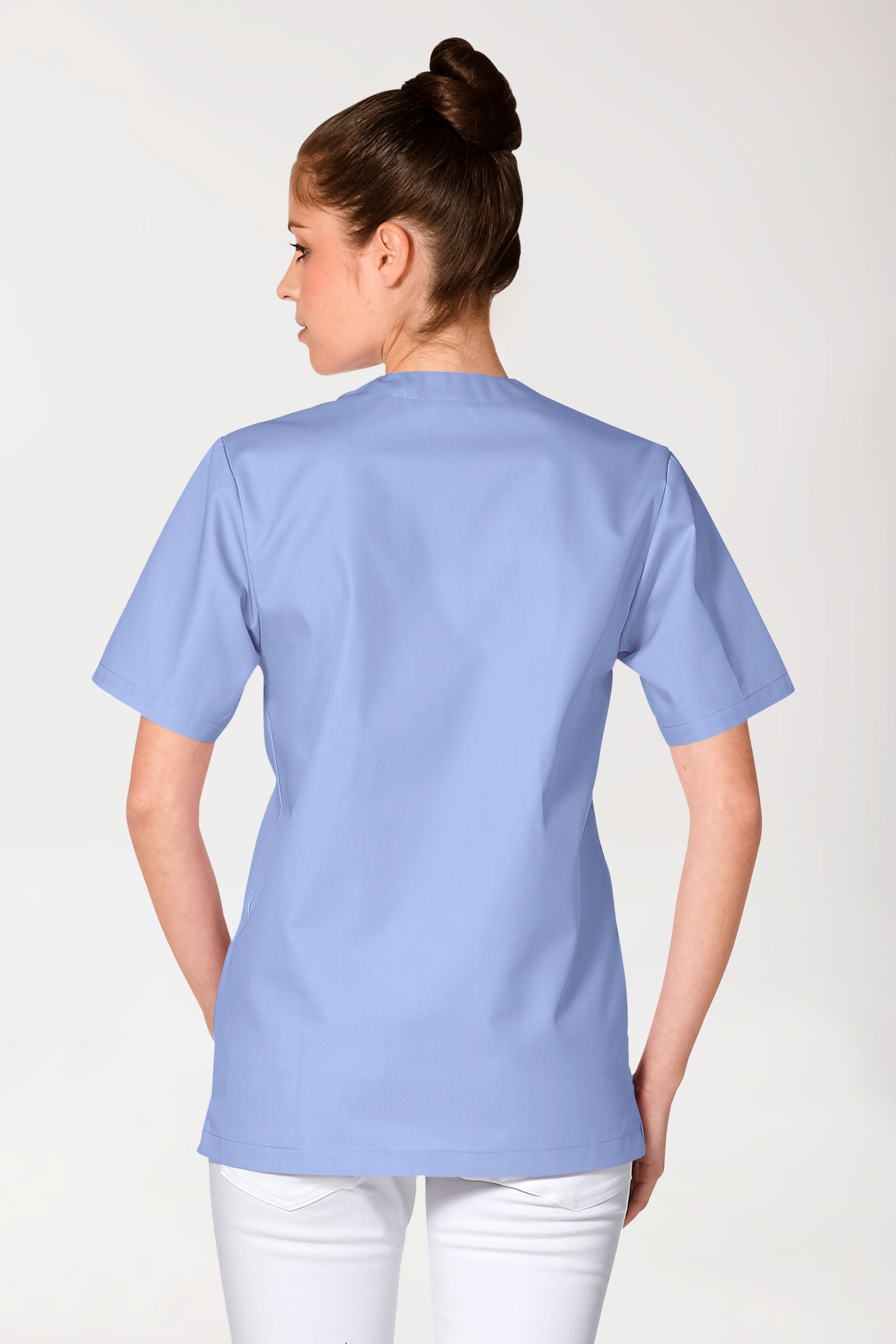 JUST STRONG Schlupfkasack Unisex - V-Ausschnitt eisblau