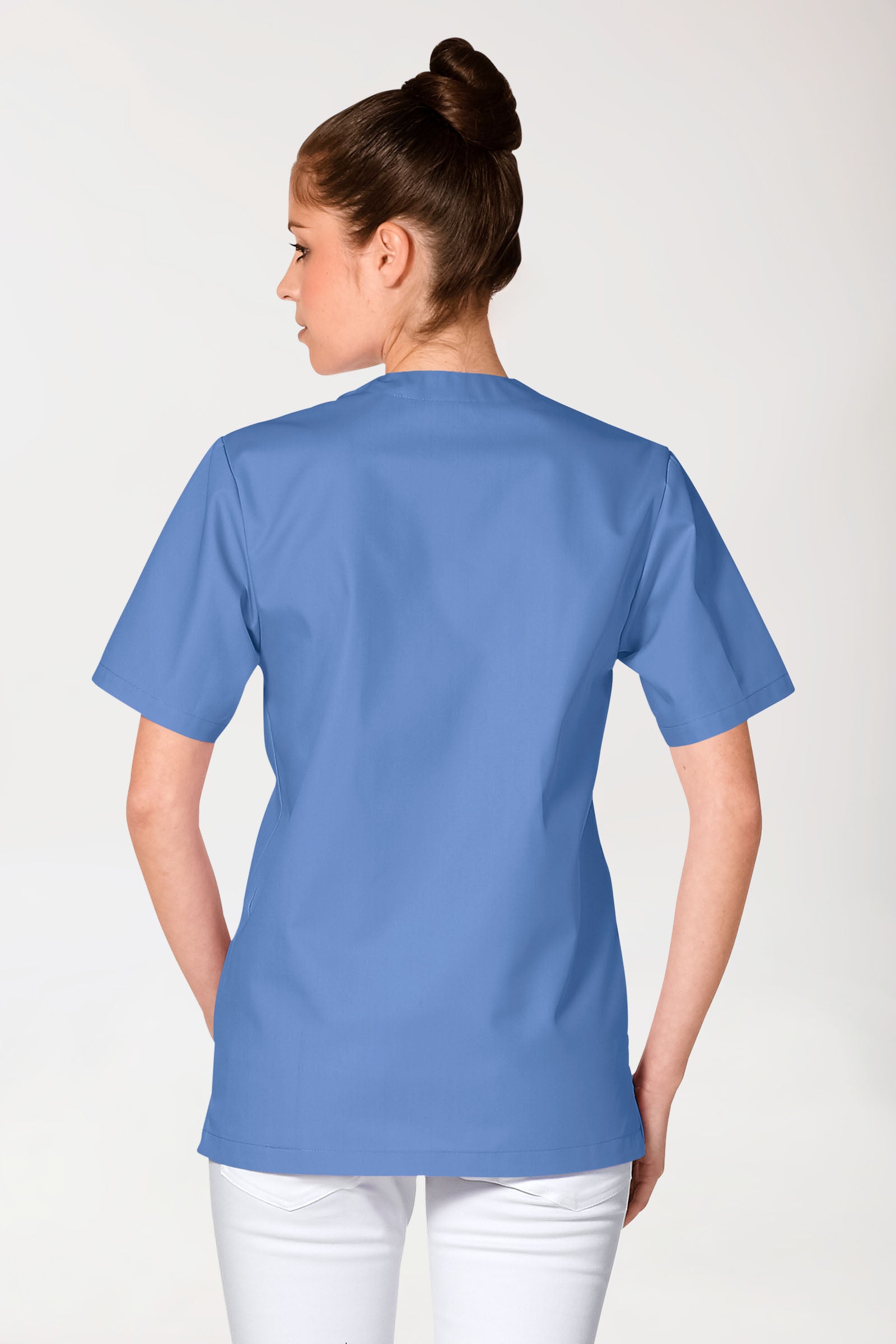 JUST STRONG Schlupfkasack Unisex - V-Ausschnitt petrolblau