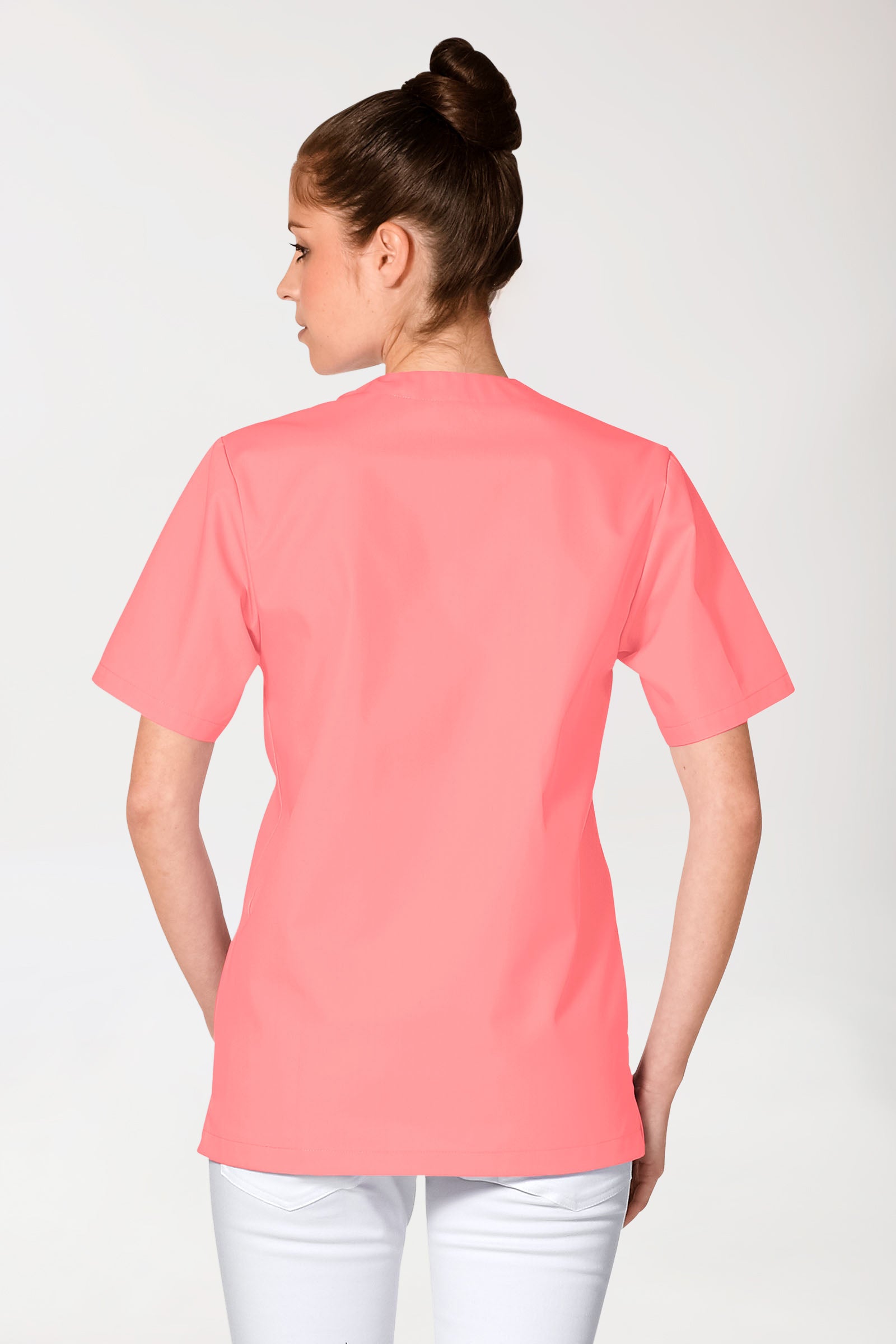 JUST STRONG Schlupfkasack Unisex - V-Ausschnitt pfirsichrosa