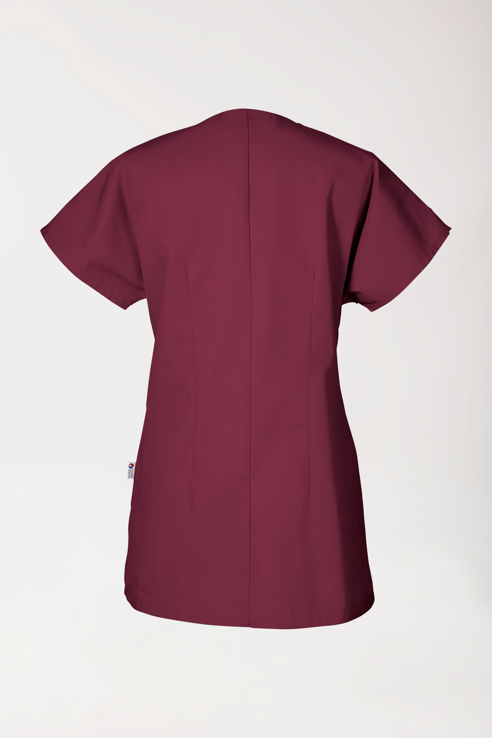 JUST STRONG Kasack Damen - durchgeknöpft bordeaux