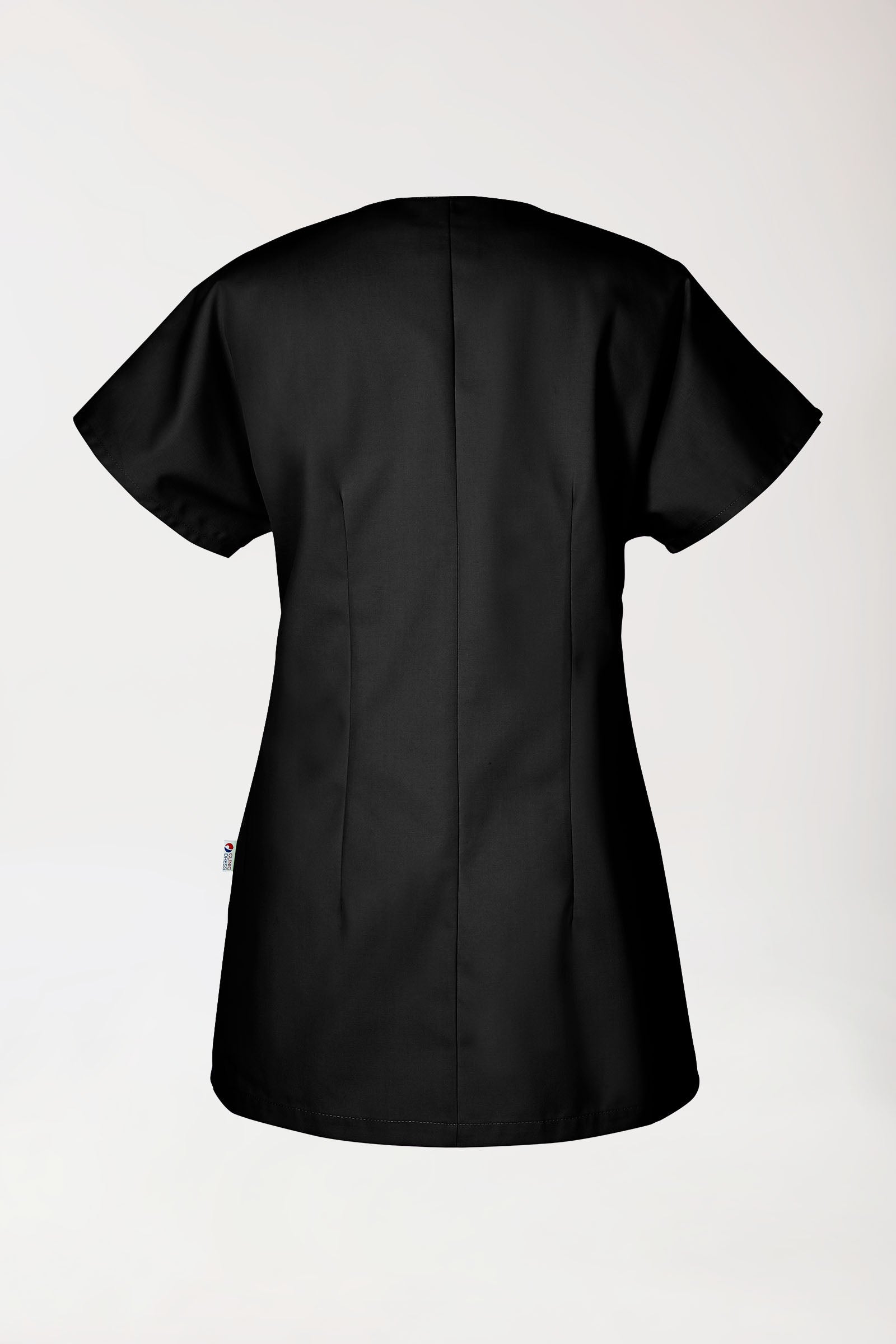 JUST STRONG Kasack Damen - durchgeknöpft schwarz