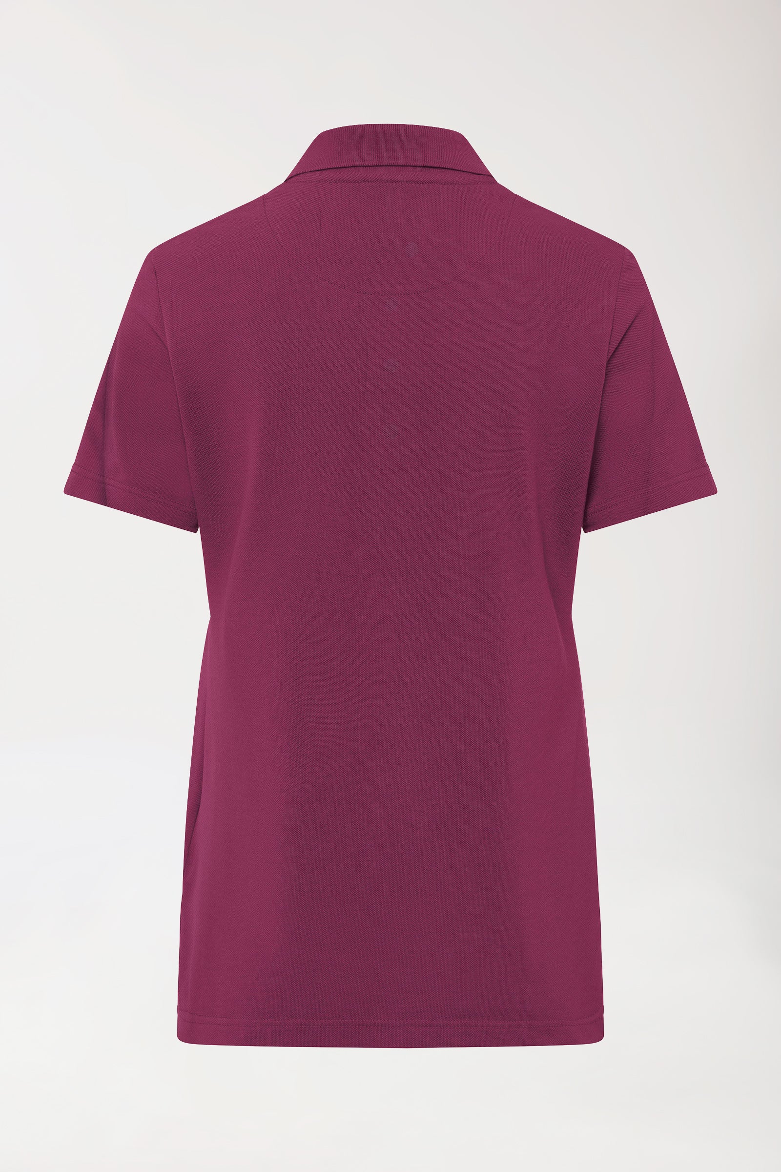 CORE Shirt Damen - Polokragen berry