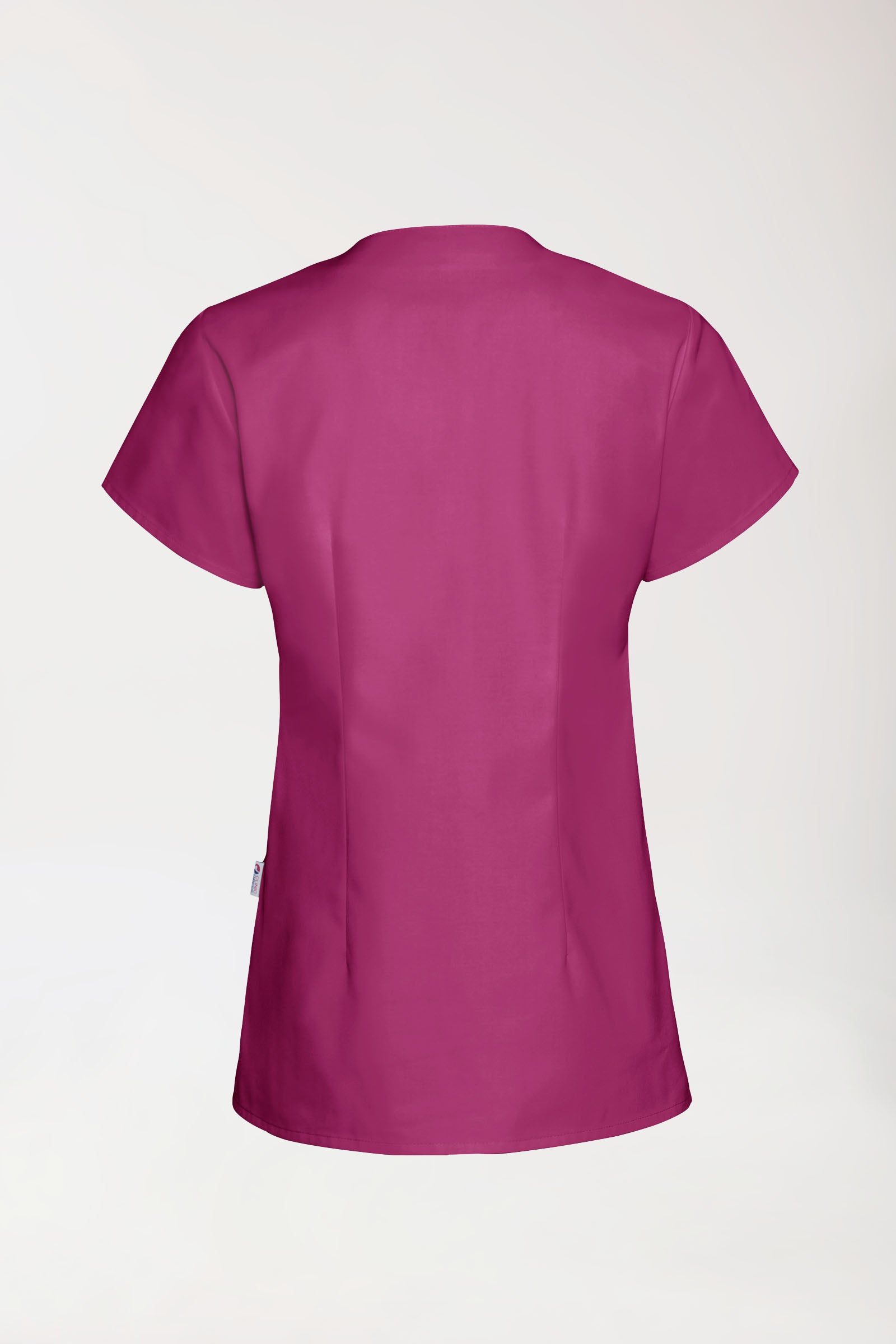 JUST STRONG Schlupfkasack Damen - eckiger Ausschnitt berry