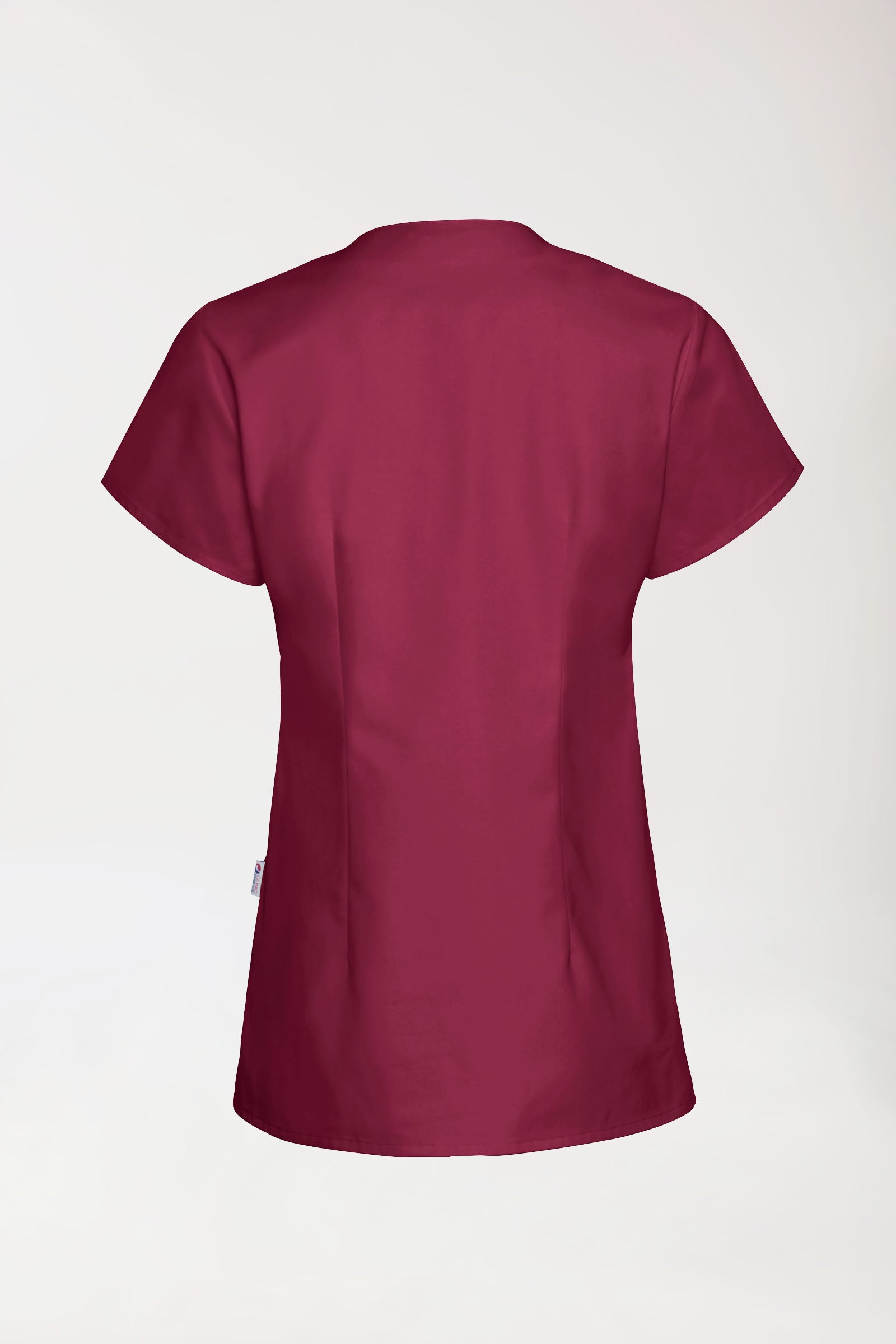 JUST STRONG Schlupfkasack Damen - eckiger Ausschnitt bordeaux