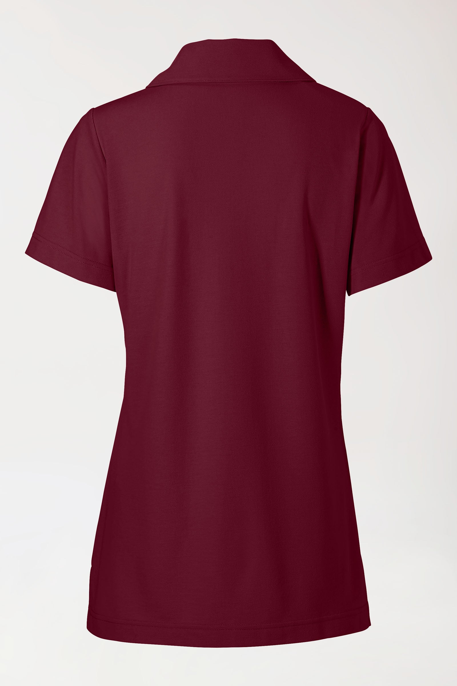 COMFY FLEX Stretch Schlupfkasack Damen - Schalkragen bordeaux