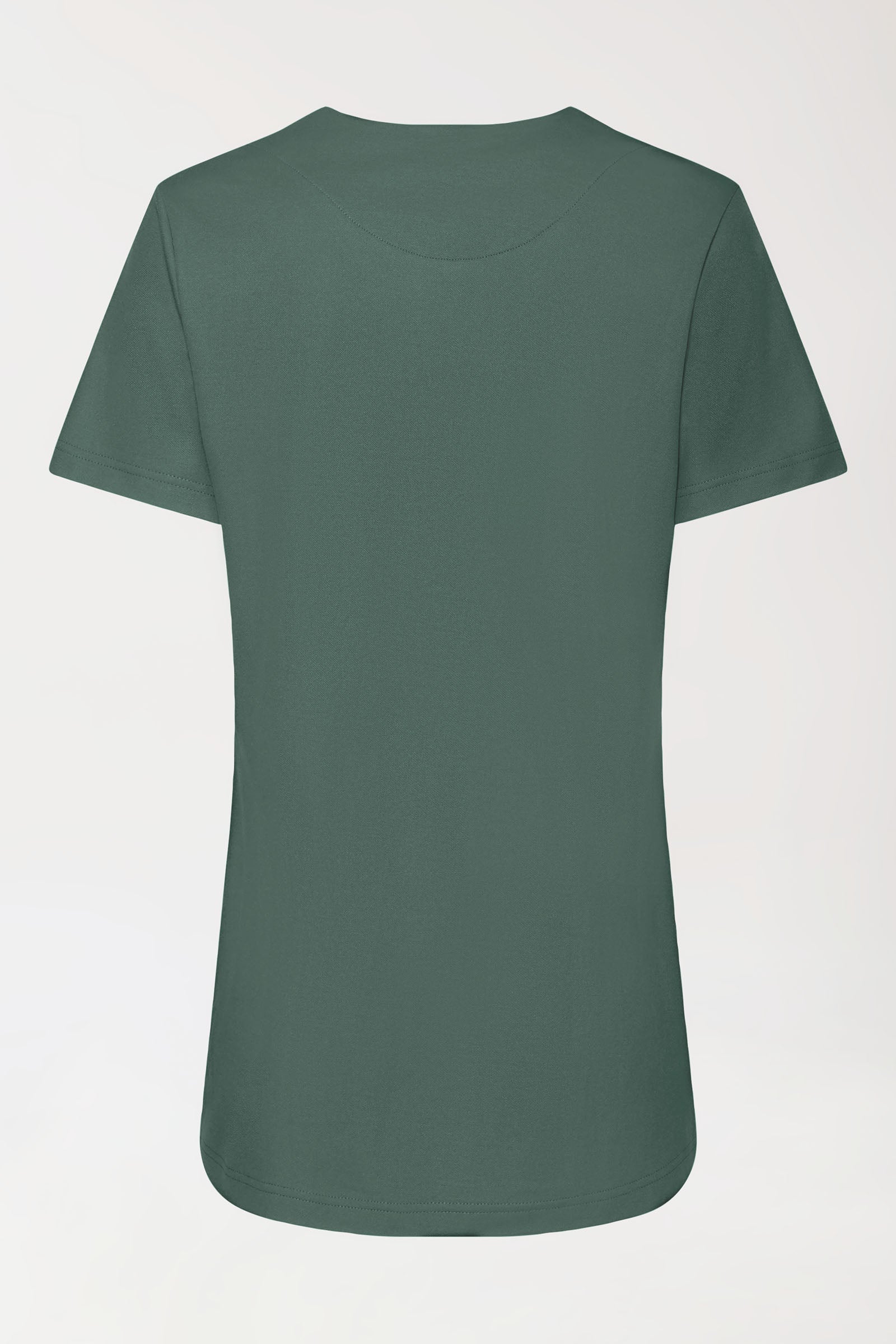 COMFY FLEX Stretch Schlupfkasack Damen - Herzausschnitt dunkelgrün