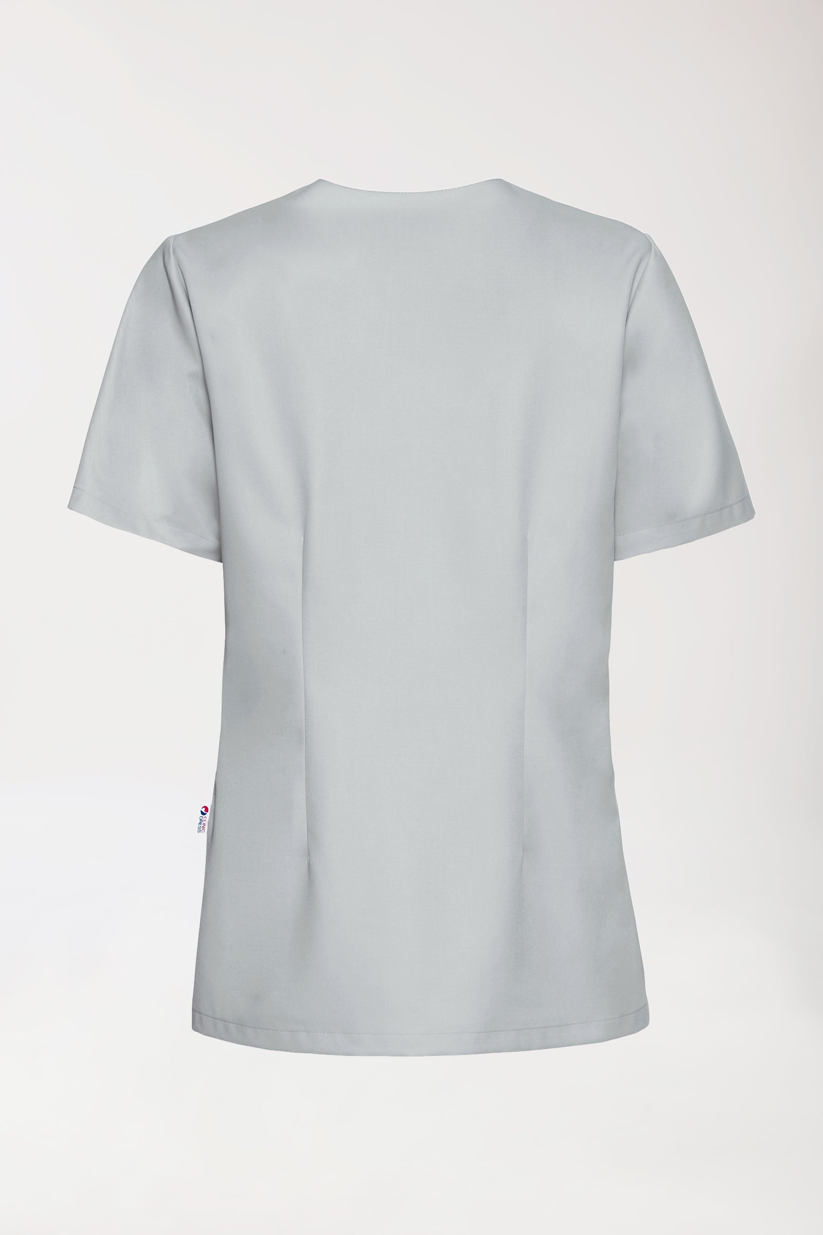 GREEN Schlupfkasack Damen - V-Ausschnitt perlgrau