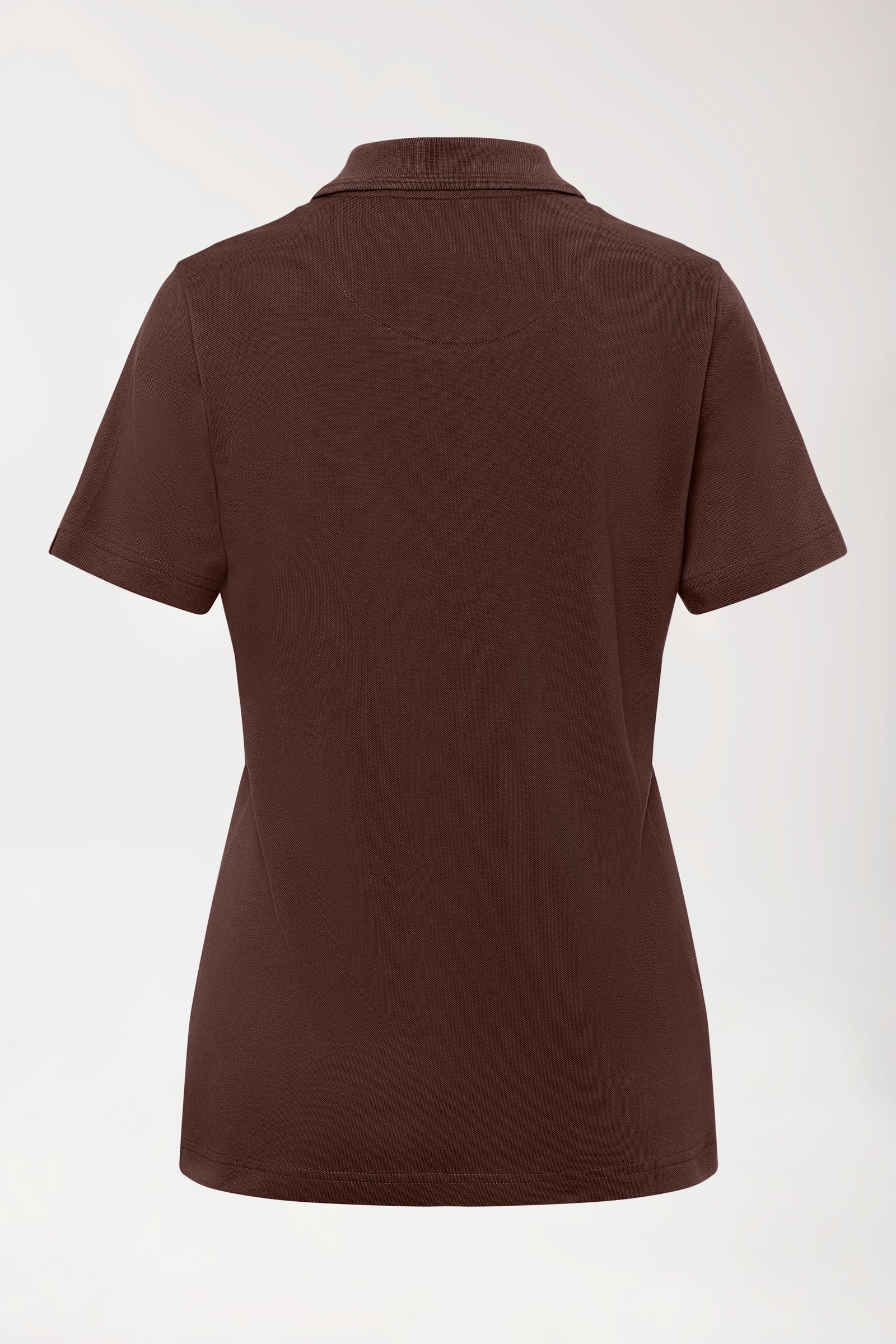 COMFY FLEX Stretch Shirt Damen - Polokragen coffee