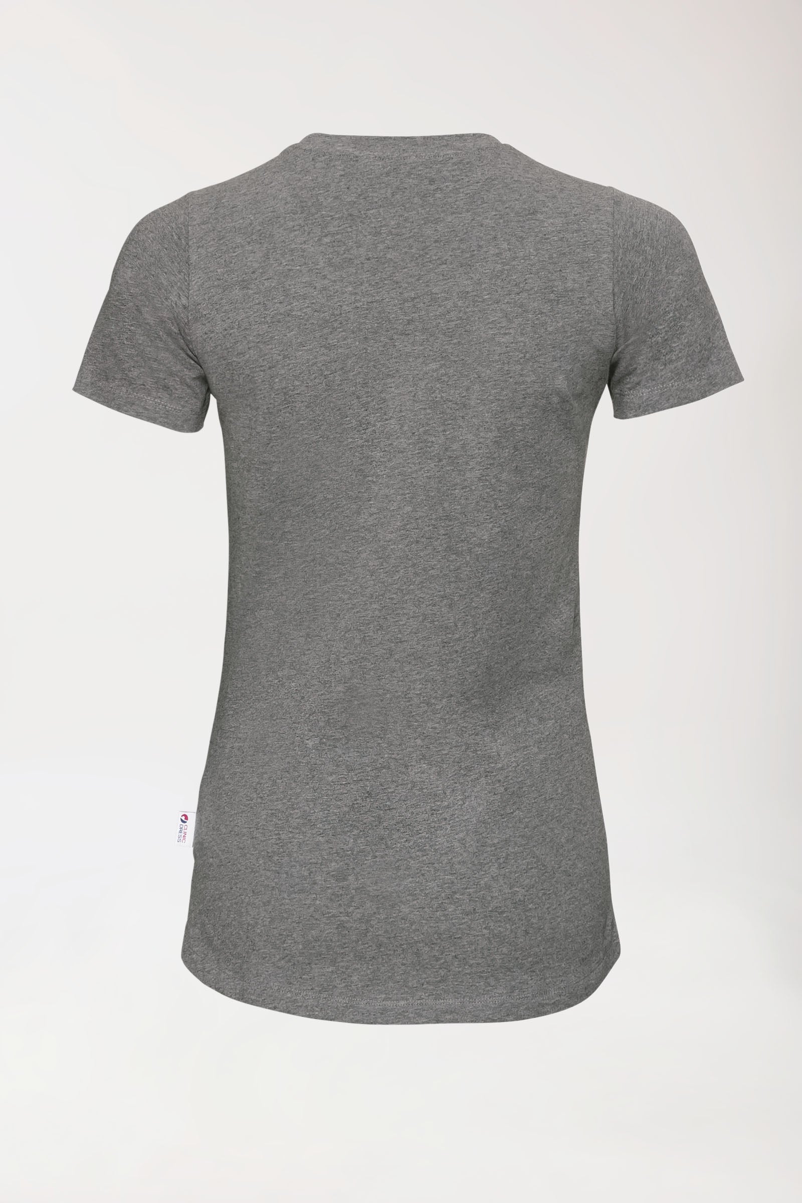 CORE Shirt Damen - Rundhals dunkelgrau melange