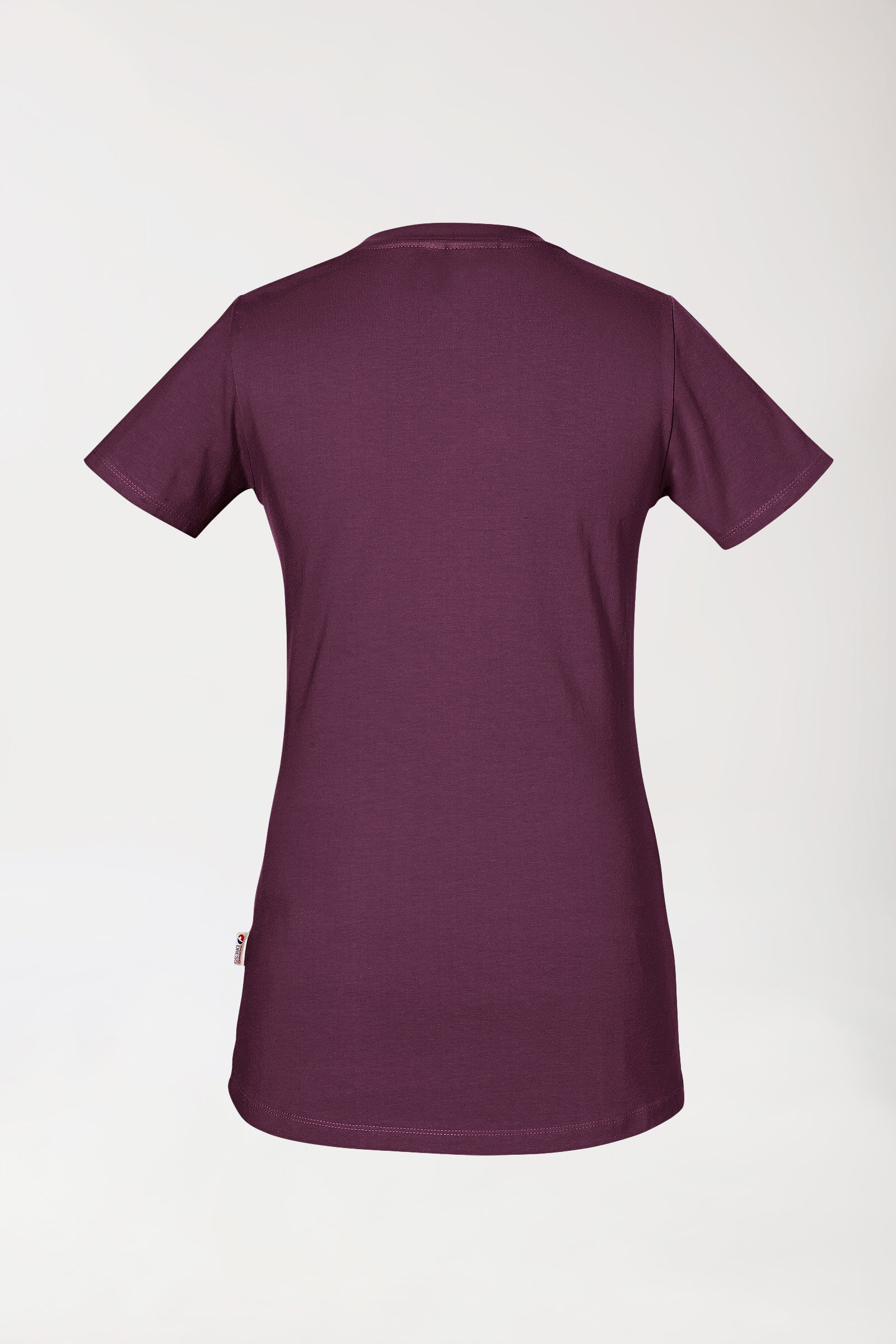 CORE Shirt Damen - Rundhals pflaume
