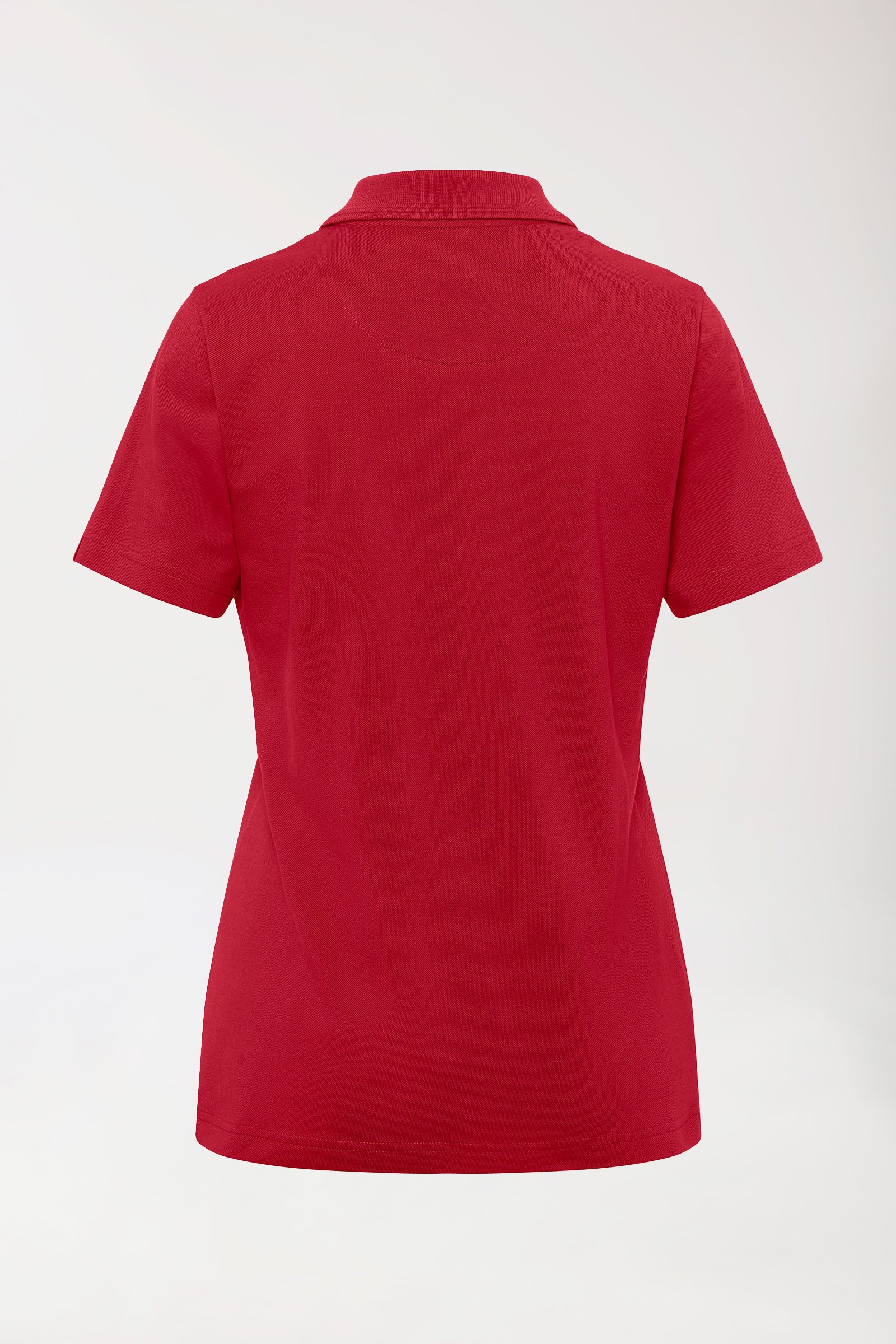 COMFY FLEX Stretch Shirt Damen - Polokragen rot