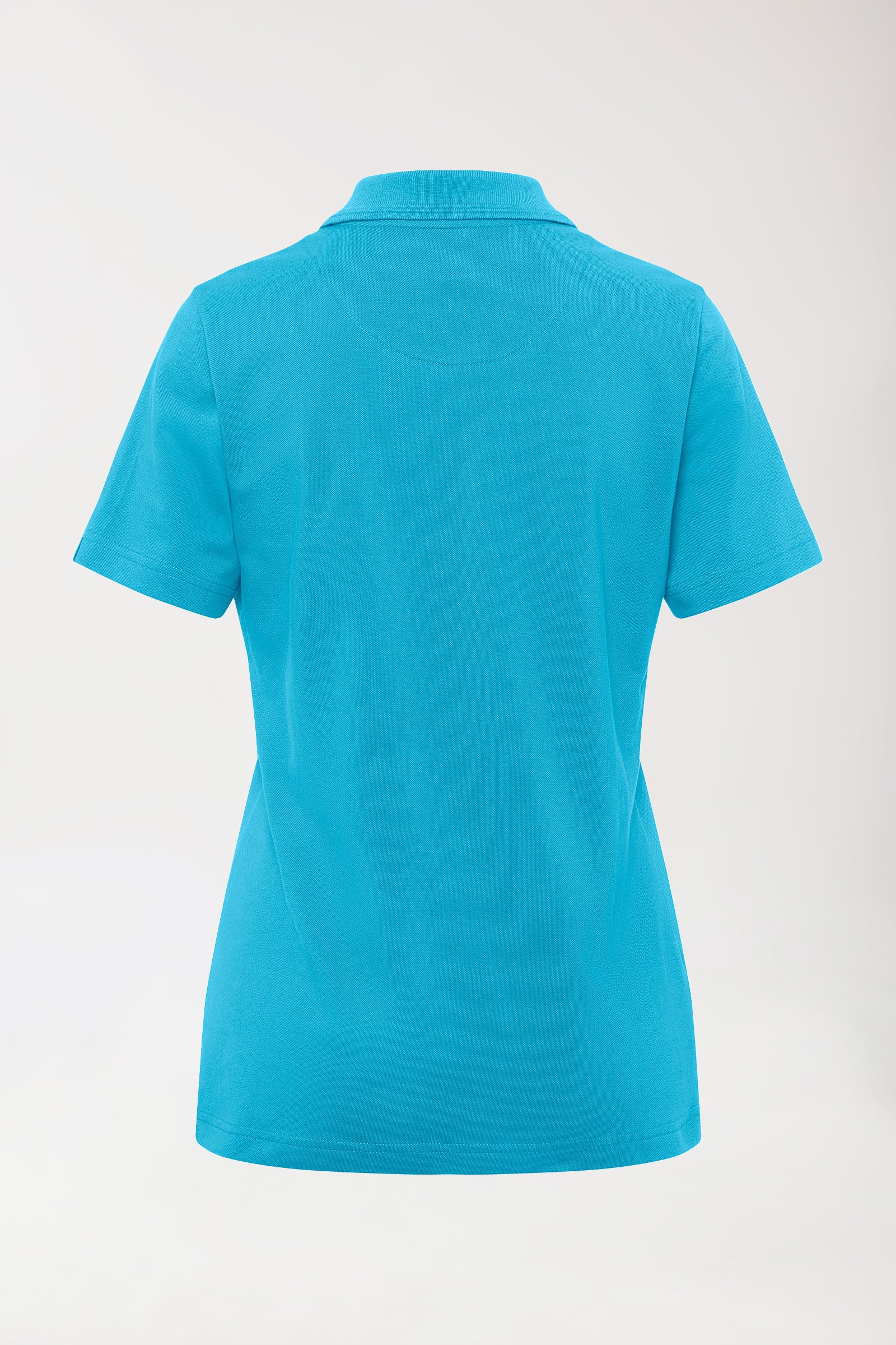 COMFY FLEX Stretch Shirt Damen - Polokragen türkis