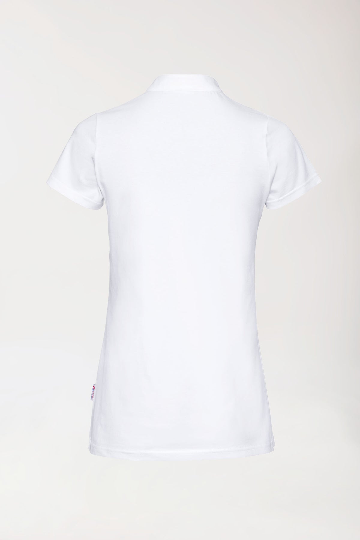 Stretch Shirt Damen - Stehkragen weiß