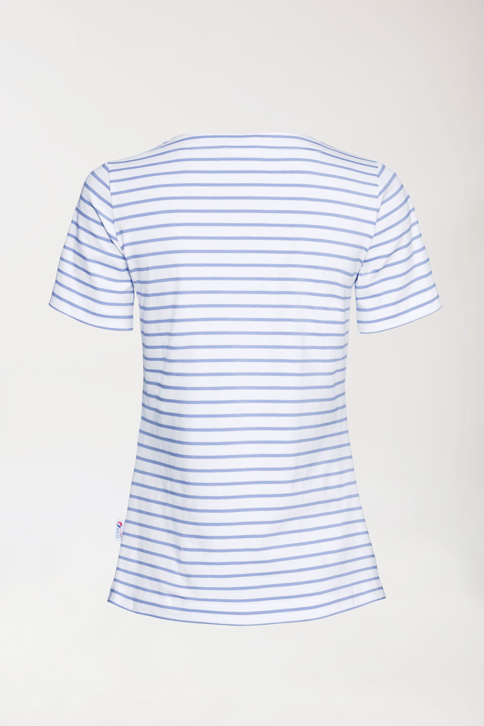 Shirt Damen - 1/2 Arm weiß/blau