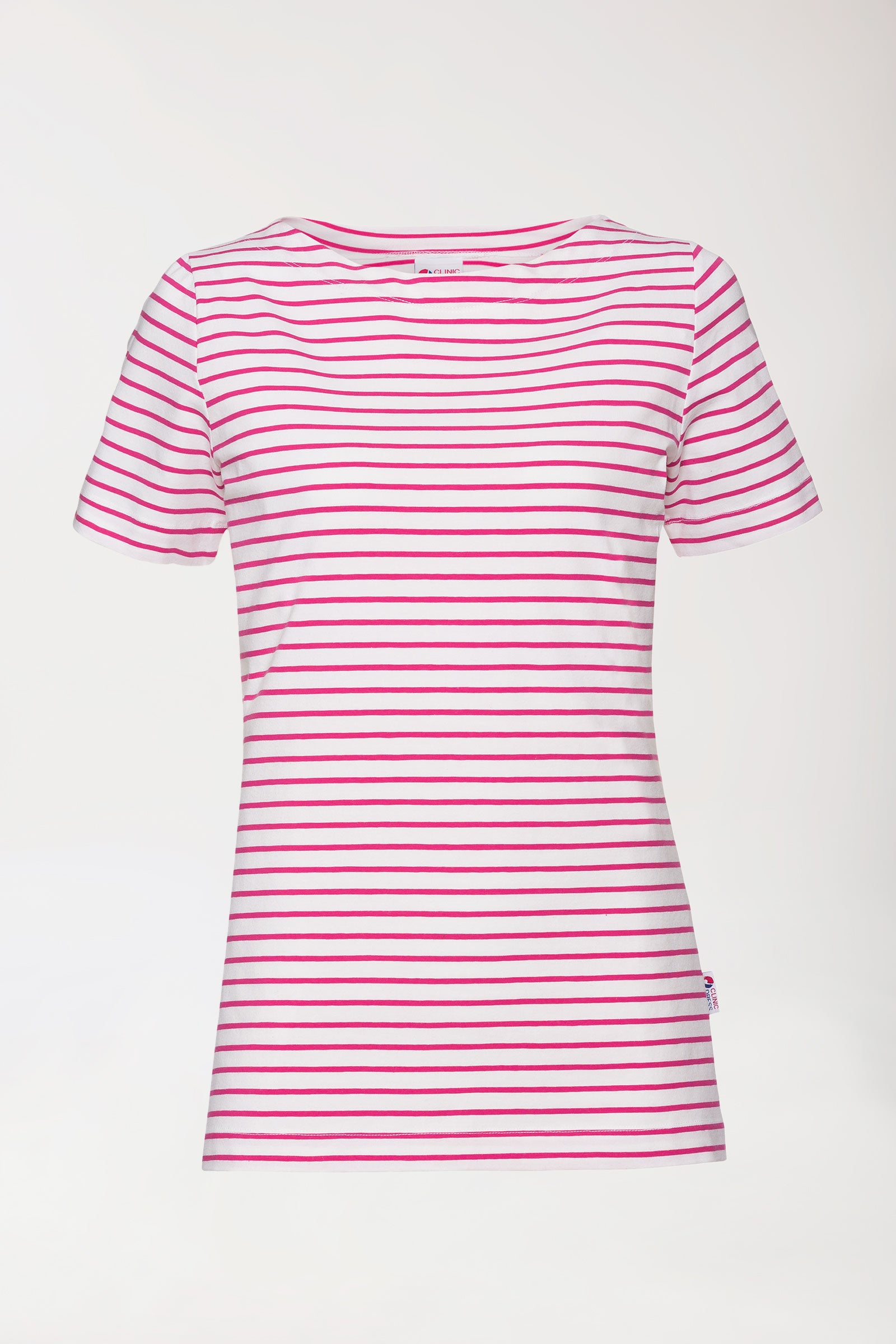 Shirt Damen - 1/2 Arm weiß/pink