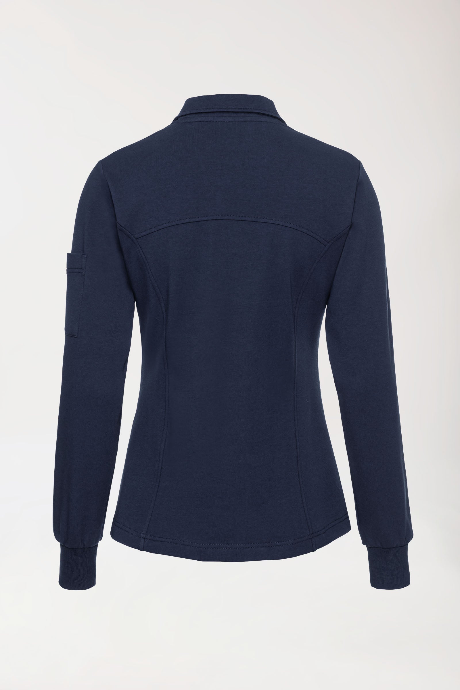 Sweatjacke Damen - Stehkragen navy