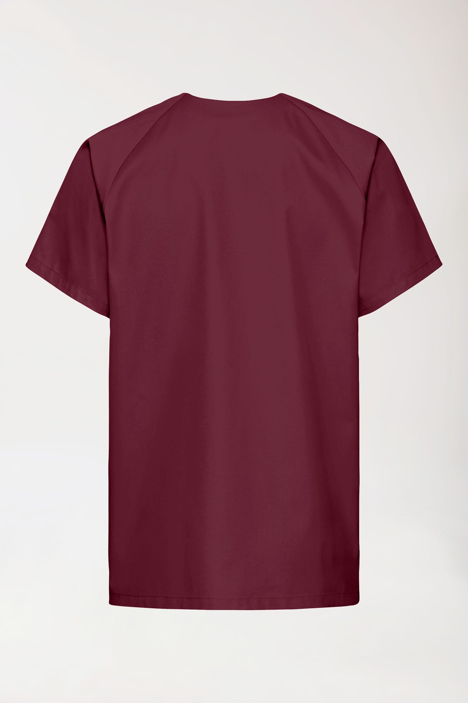 DER Kasack-Kasack Herren - durchgeknöpft bordeaux, Rückansicht