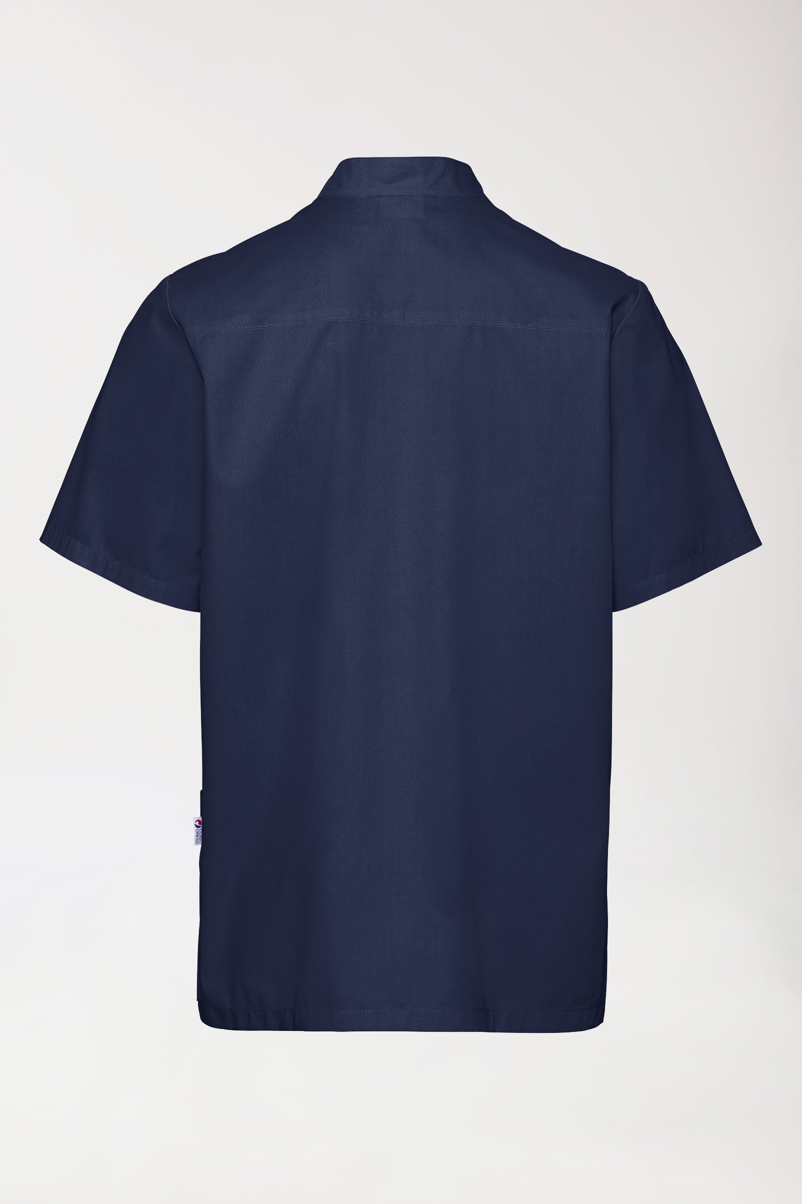 Stretch Kasack Herren - durchgeknöpft navy