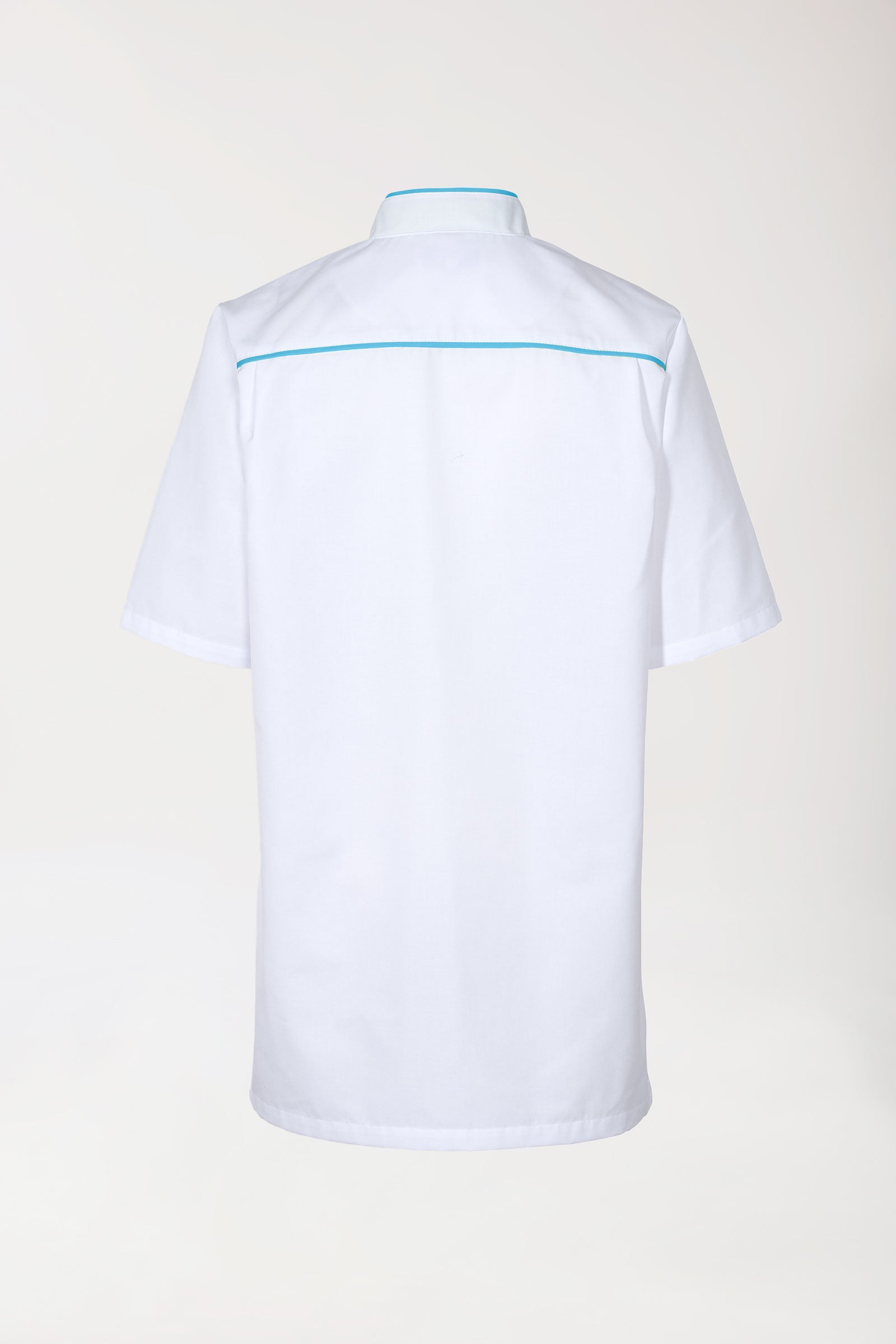 Longkasack Weiß Türkis Herren