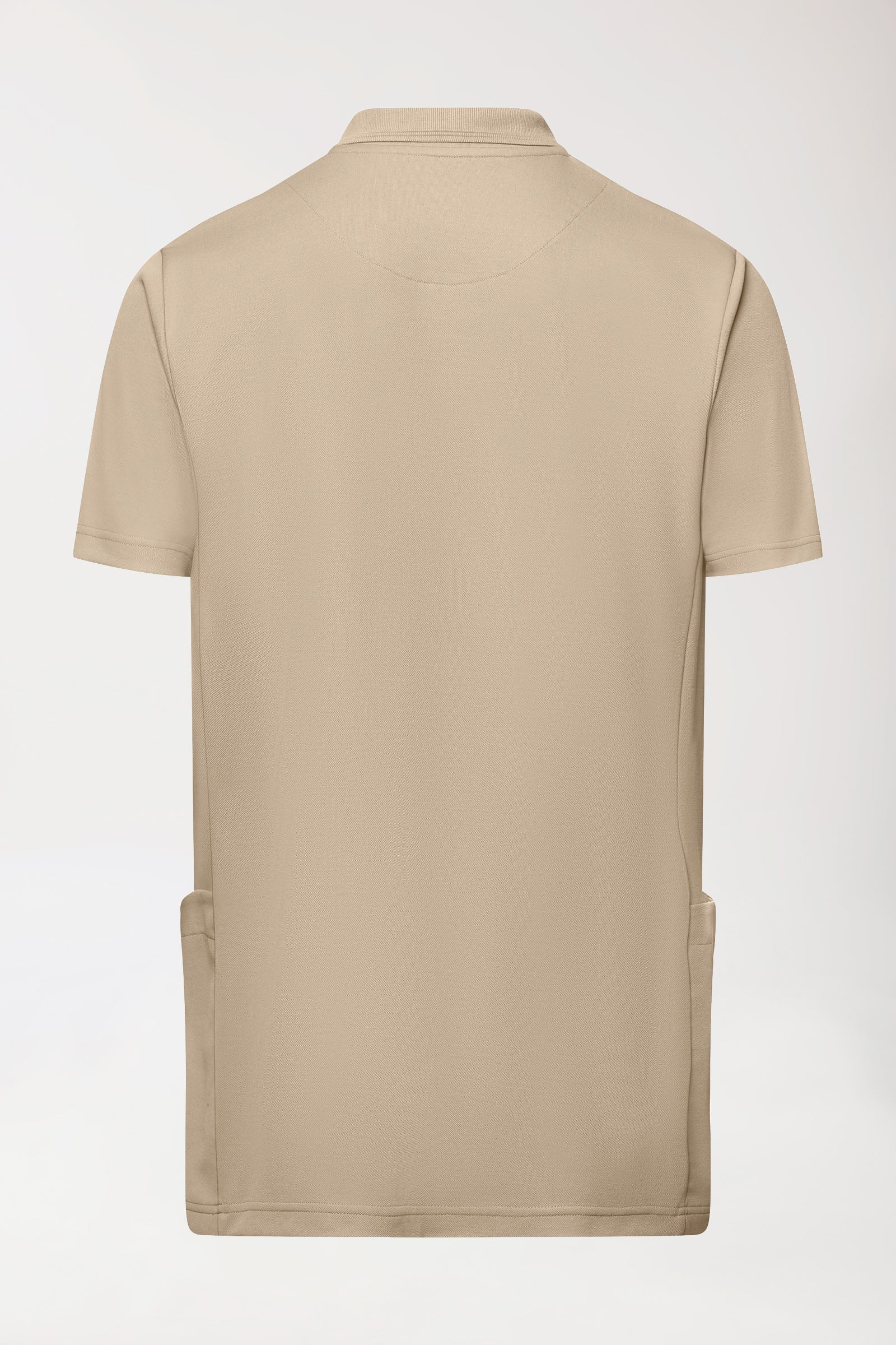 COMFY FLEX Stretch Schlupfkasack Herren - Polokragen sand