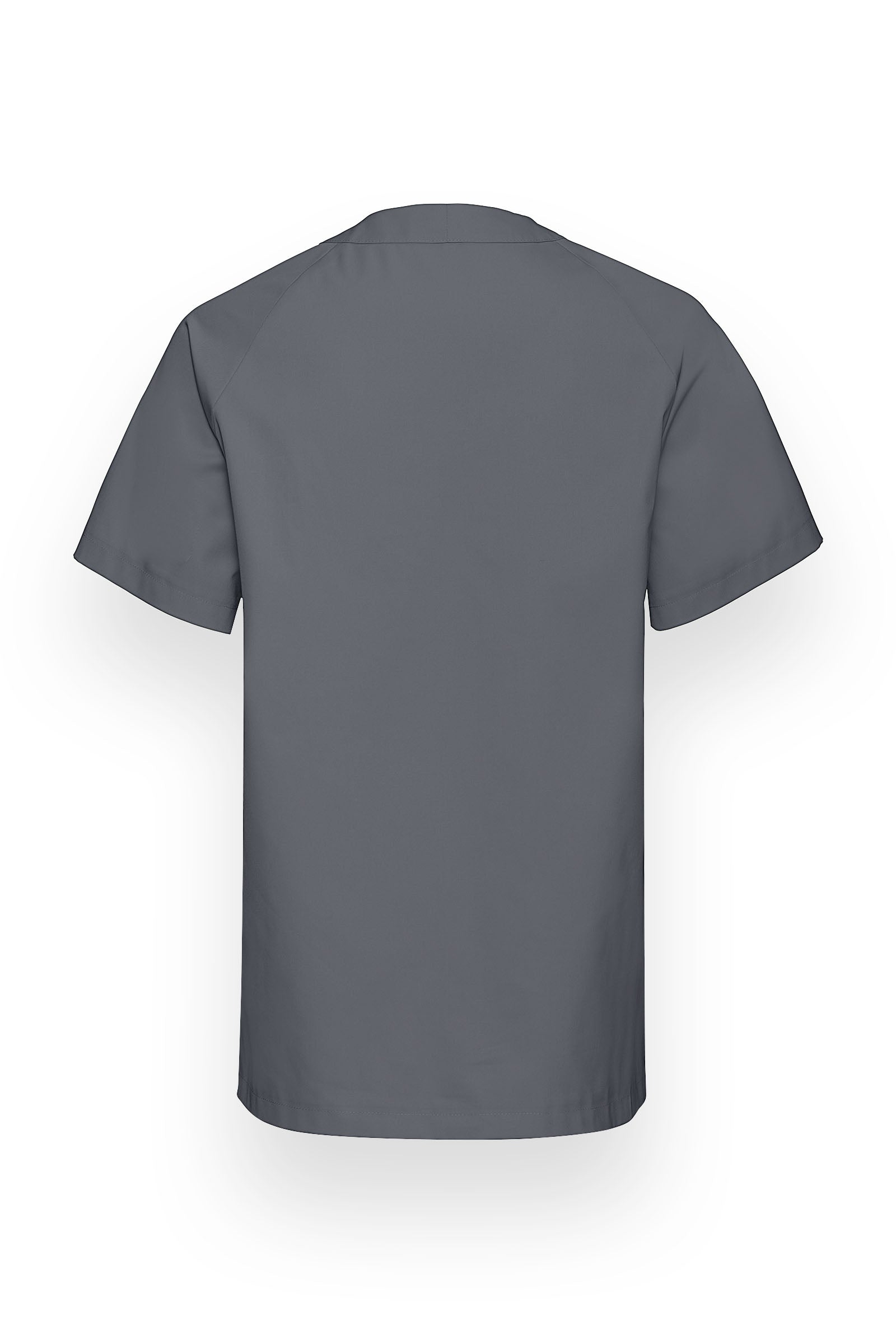 DER Kasack-Kasack V-Ausschnitt Unisex steingrau
