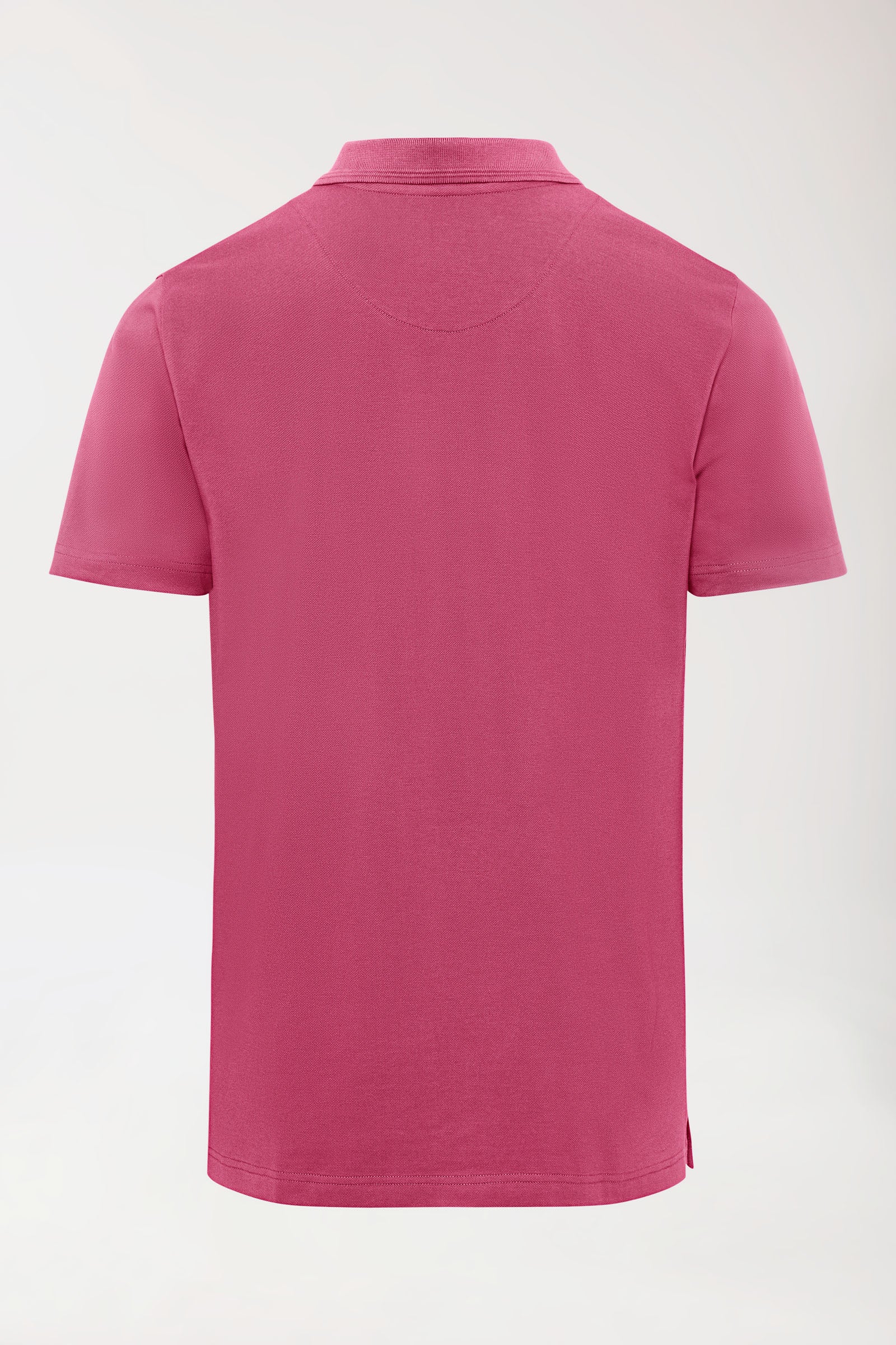COMFY FLEX Stretch Shirt Herren - Polokragen rosenholz, Rückansicht
