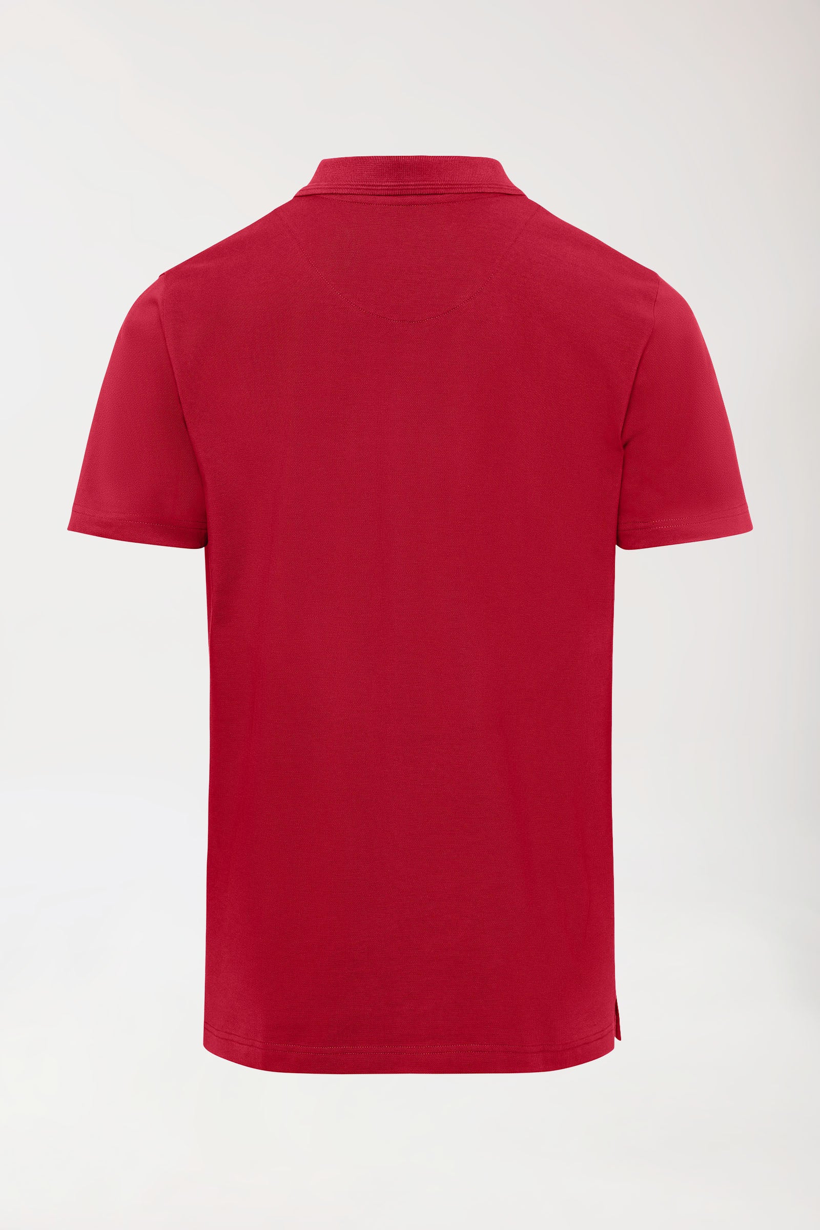 COMFY FLEX Stretch Shirt Herren - Polokragen rot
