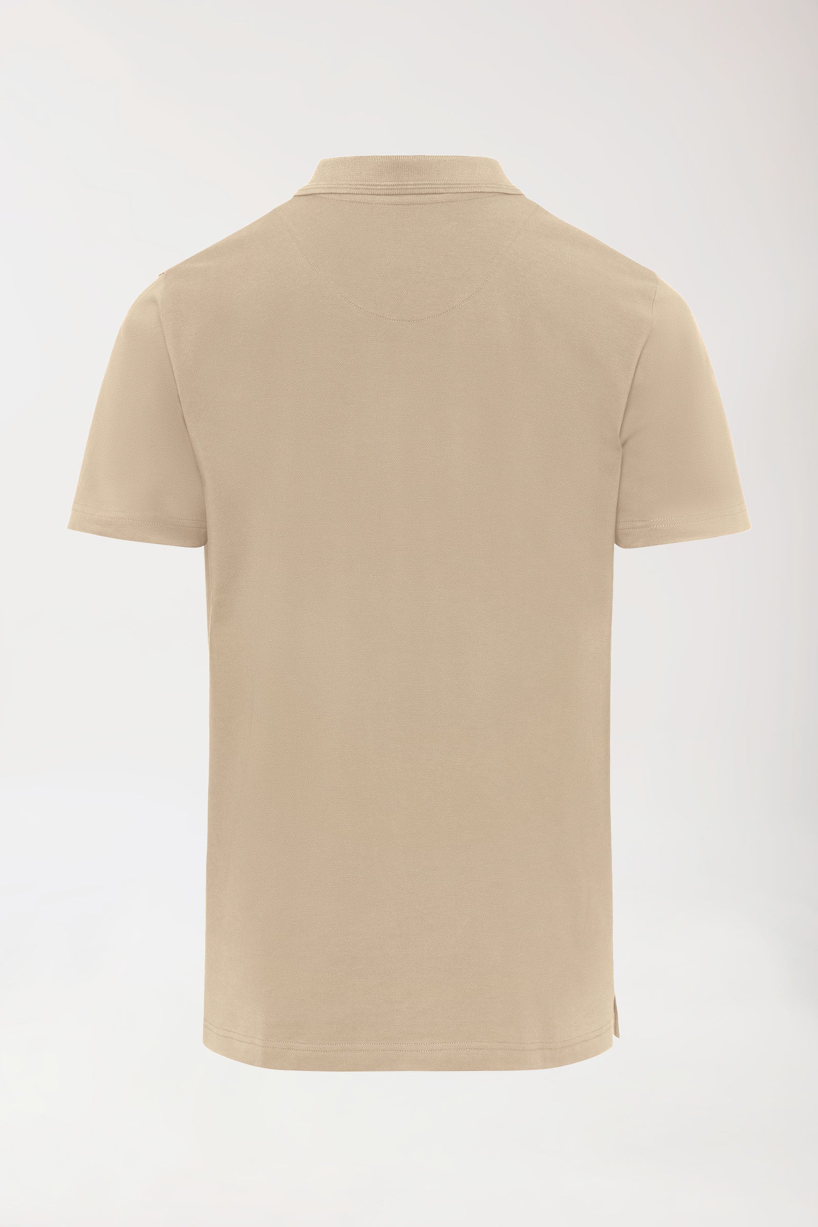 COMFY FLEX Stretch Shirt Herren - Polokragen sand