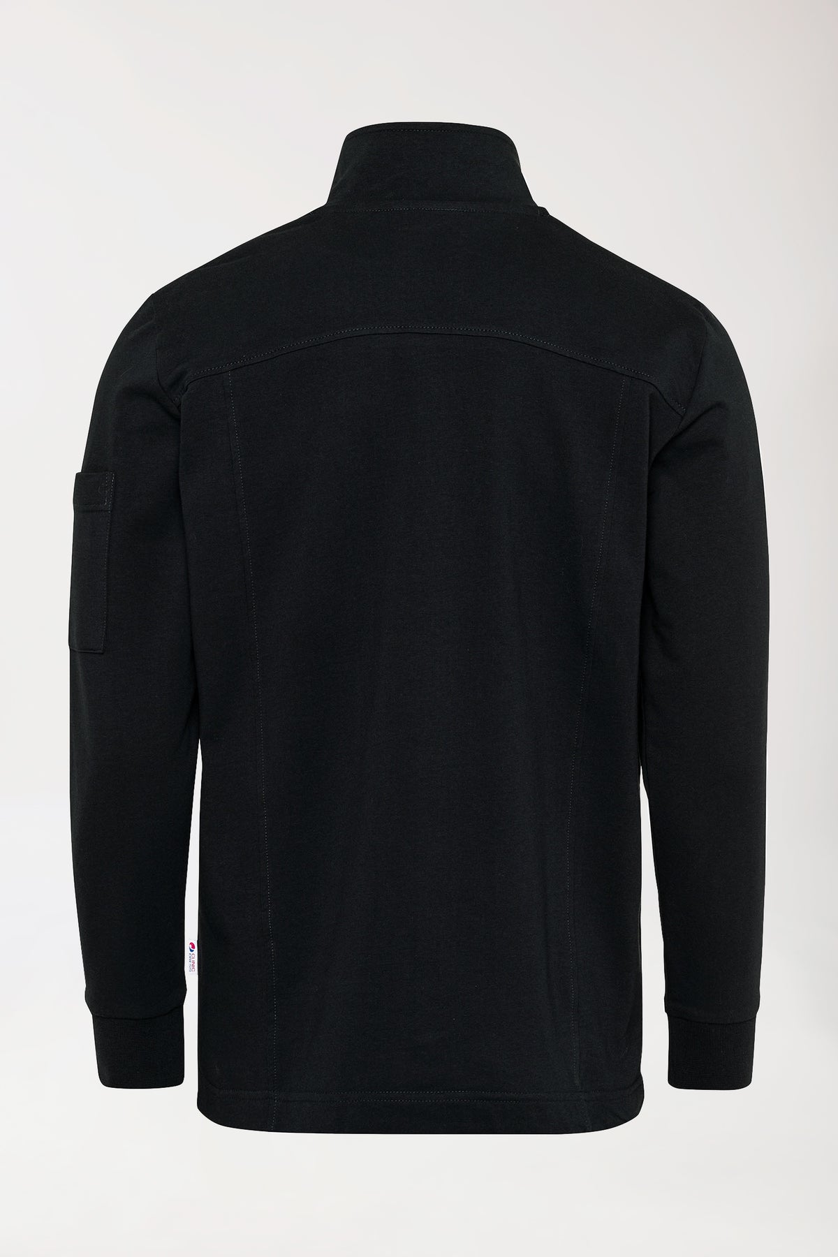 Sweatjacke Herren - Stehkragen schwarz
