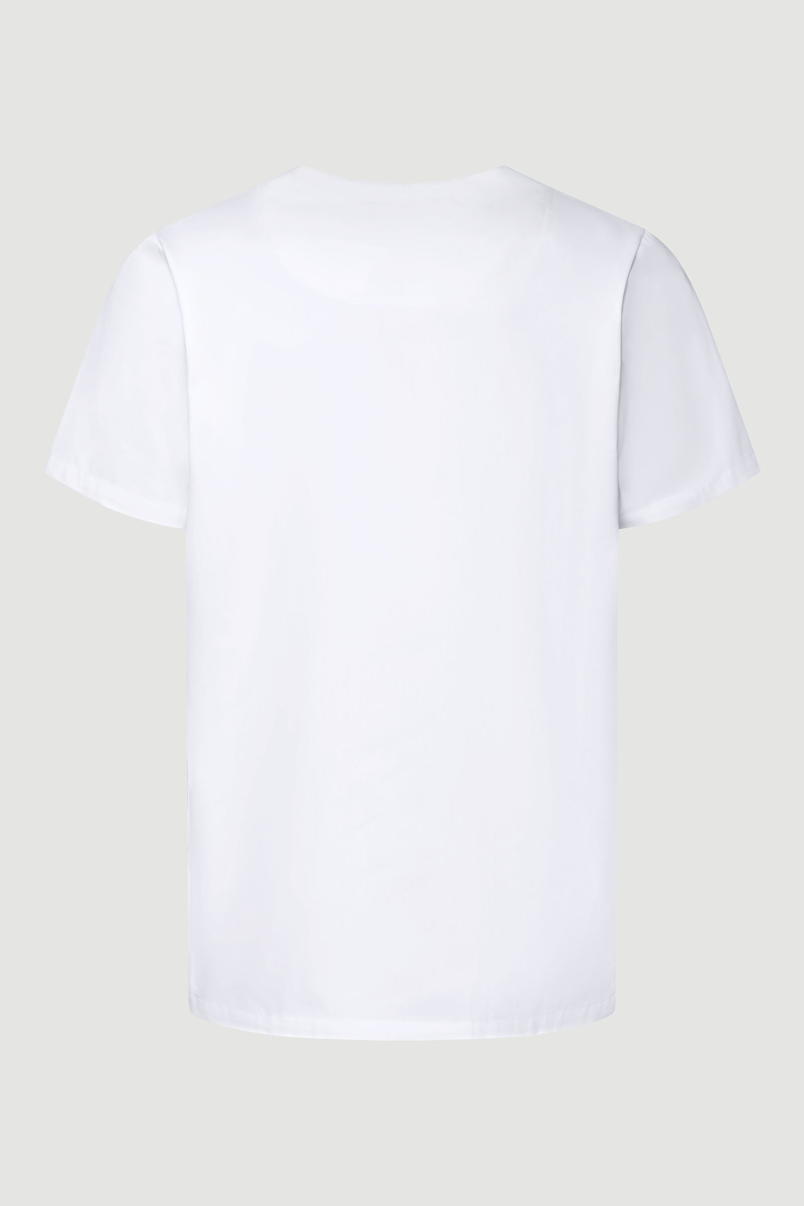 GREEN Stretch Schlupfkasack Unisex - V-Ausschnitt weiß, Rückansicht