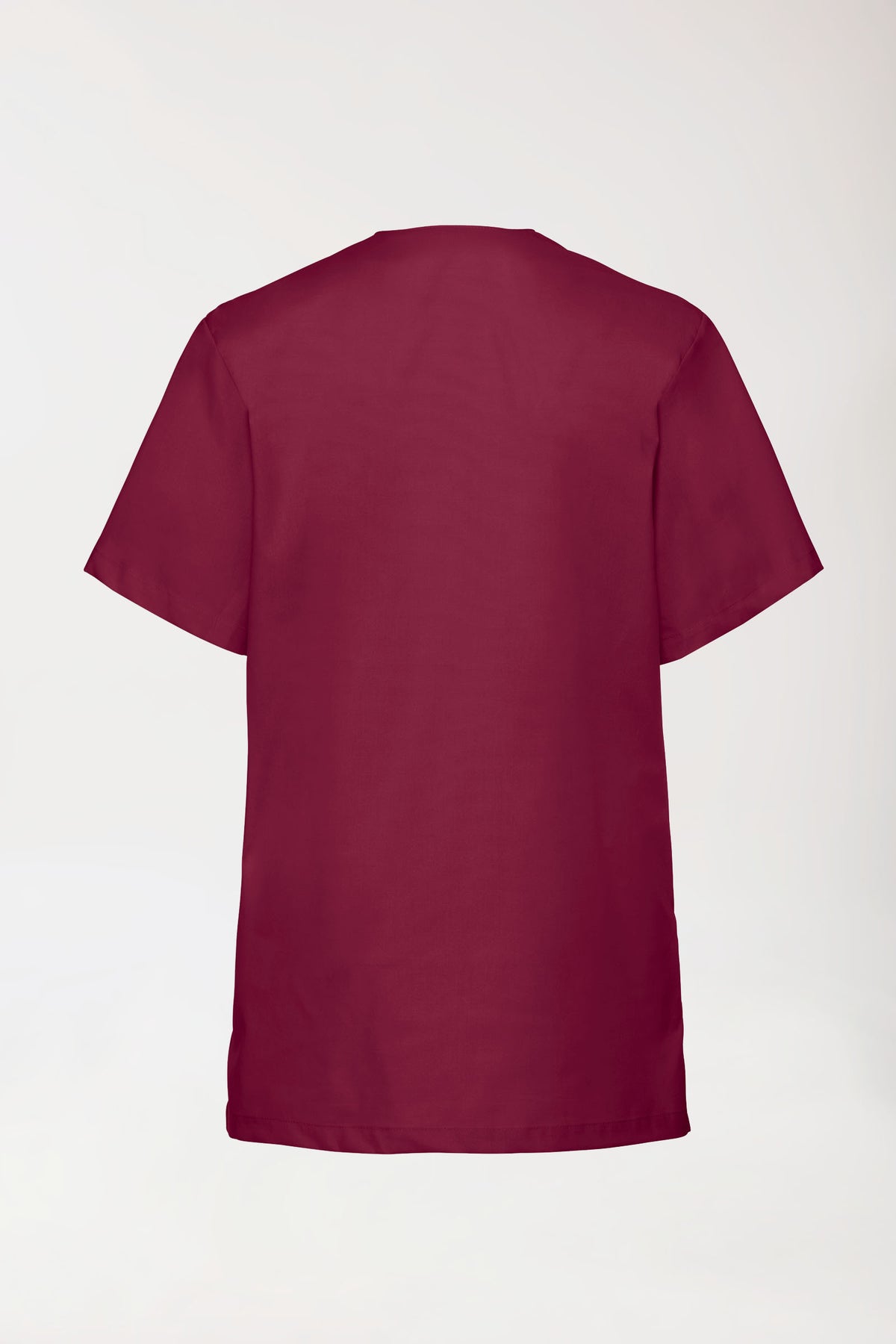 Stretch Schlupfkasack Unisex - V-Ausschnitt bordeaux