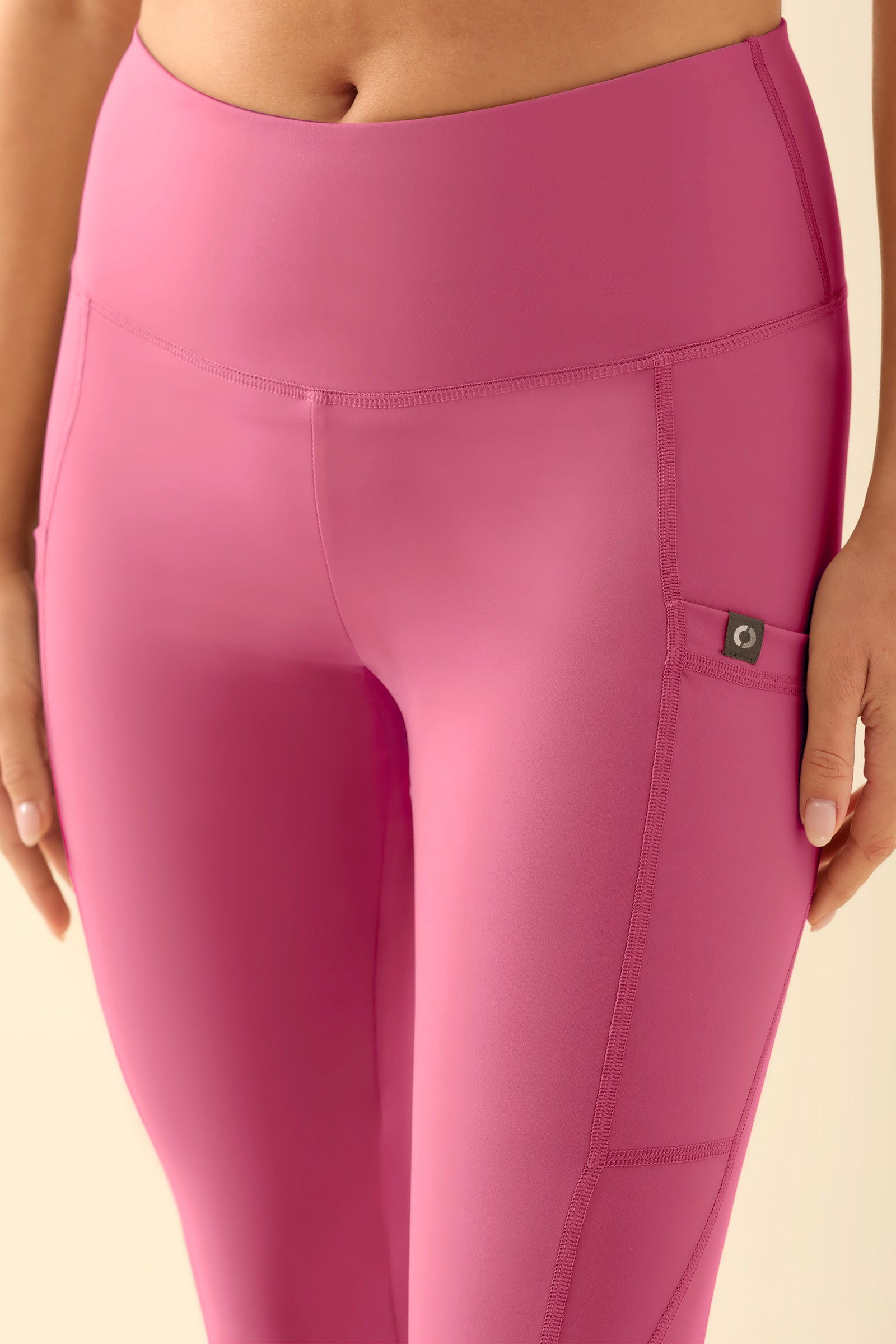 KAERE Leggings Damen - super elastisch rosenholz