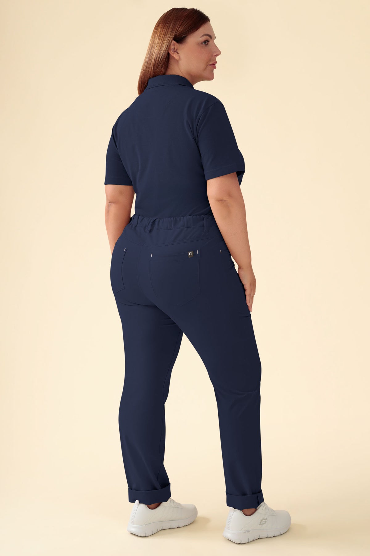 KAERE Hose Damen - 5-Pocket navy