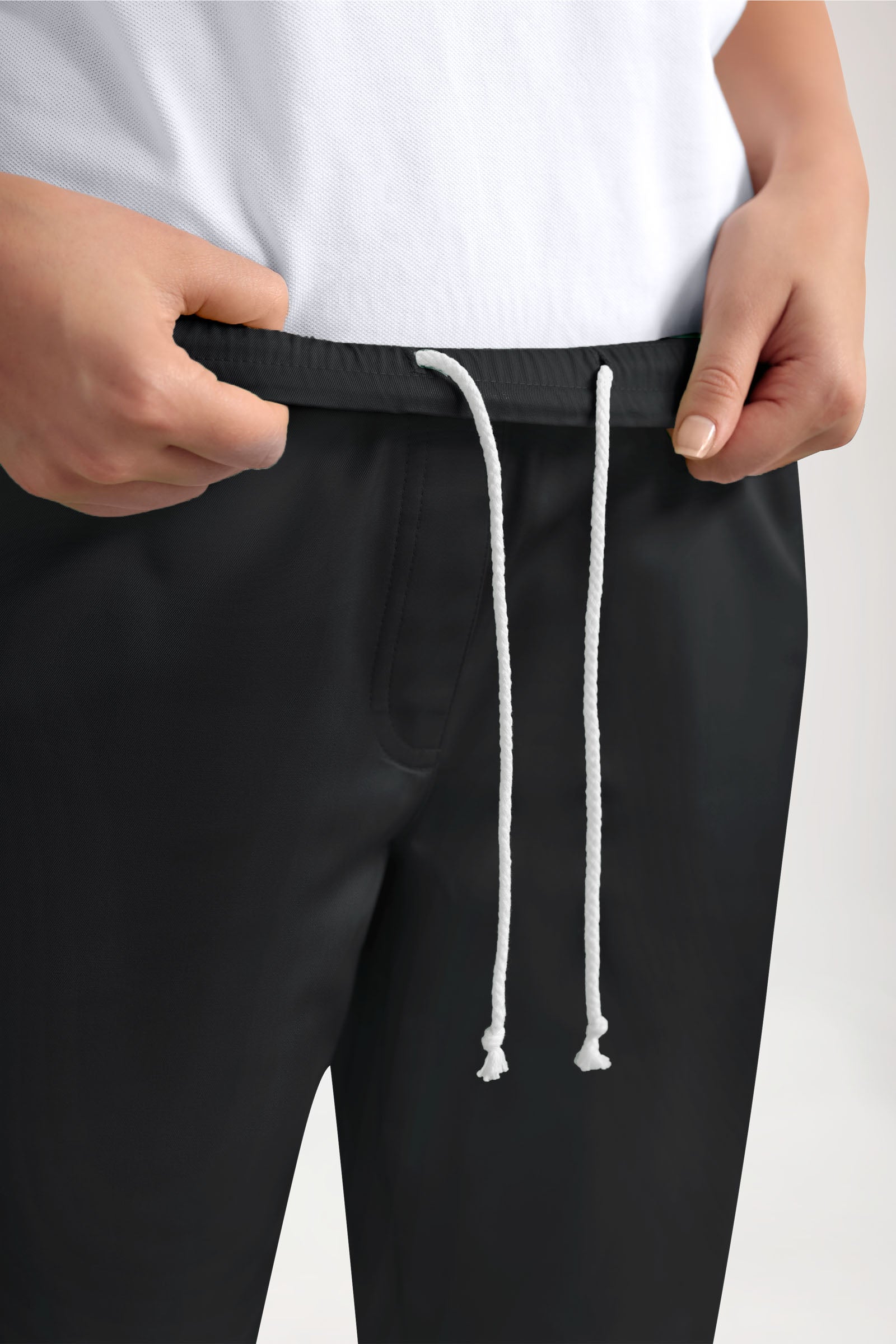 GREEN Stretch Hose Damen - Jogpants Style schwarz