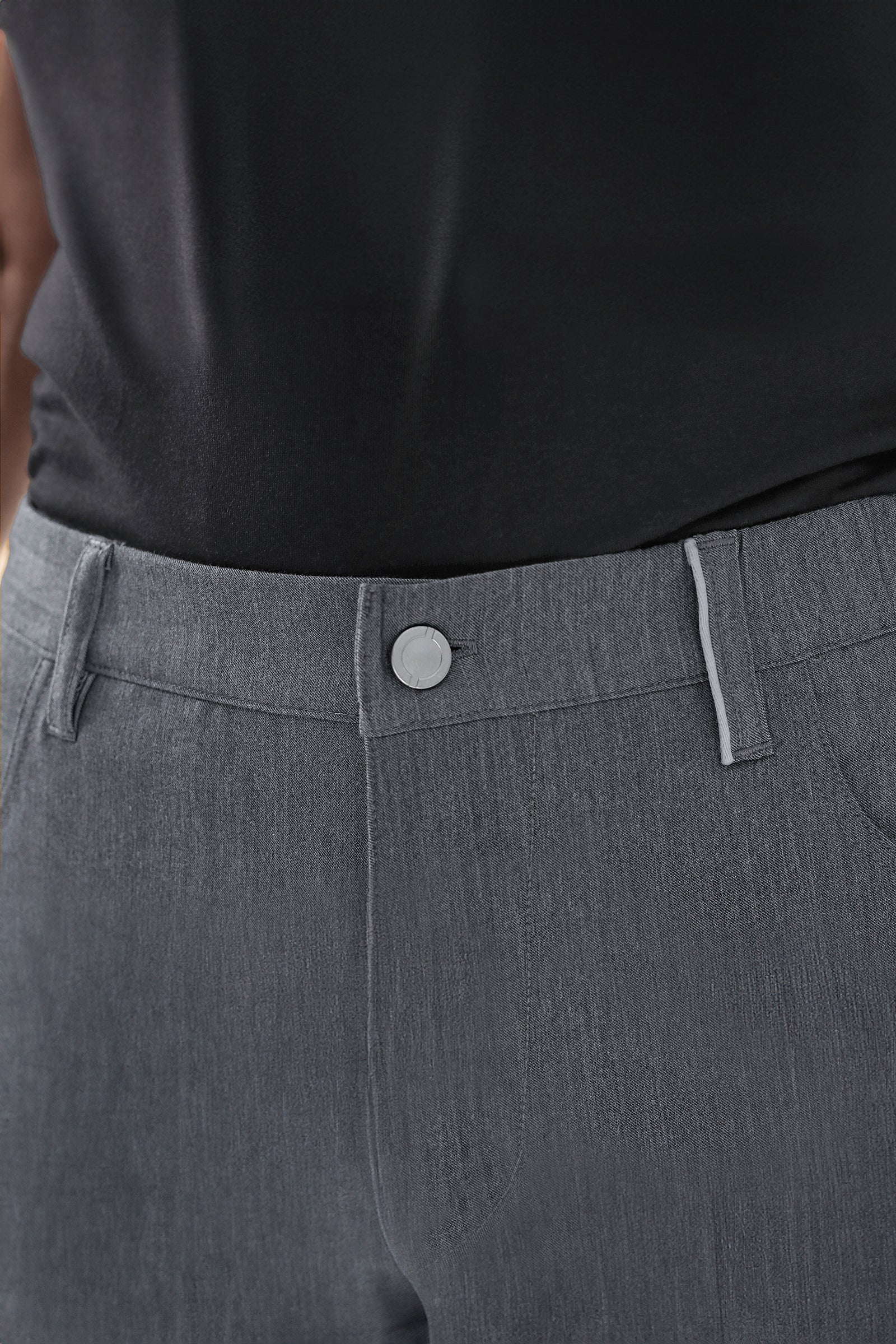 KAERE Hose Herren - 5-Pocket grau melange