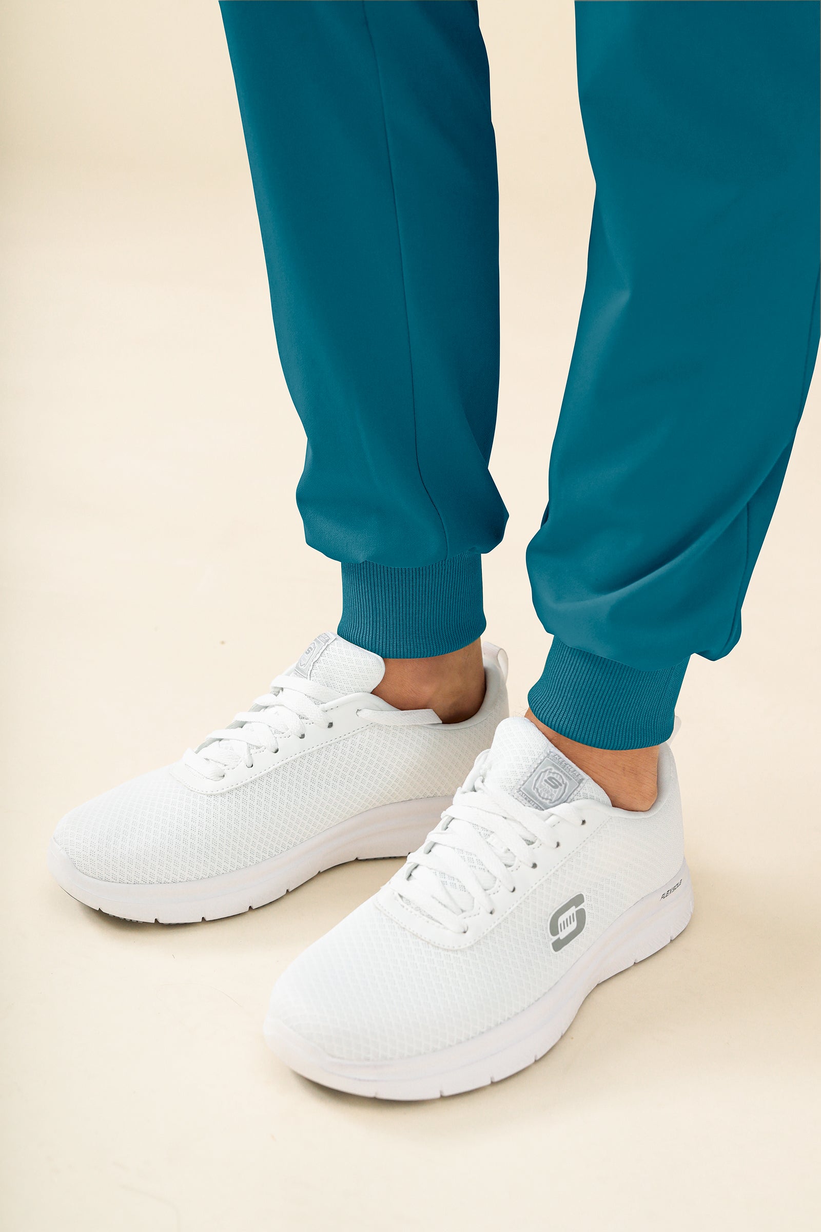 KAERE Hose Herren - Saumbündchen mit Beintaschen petrol