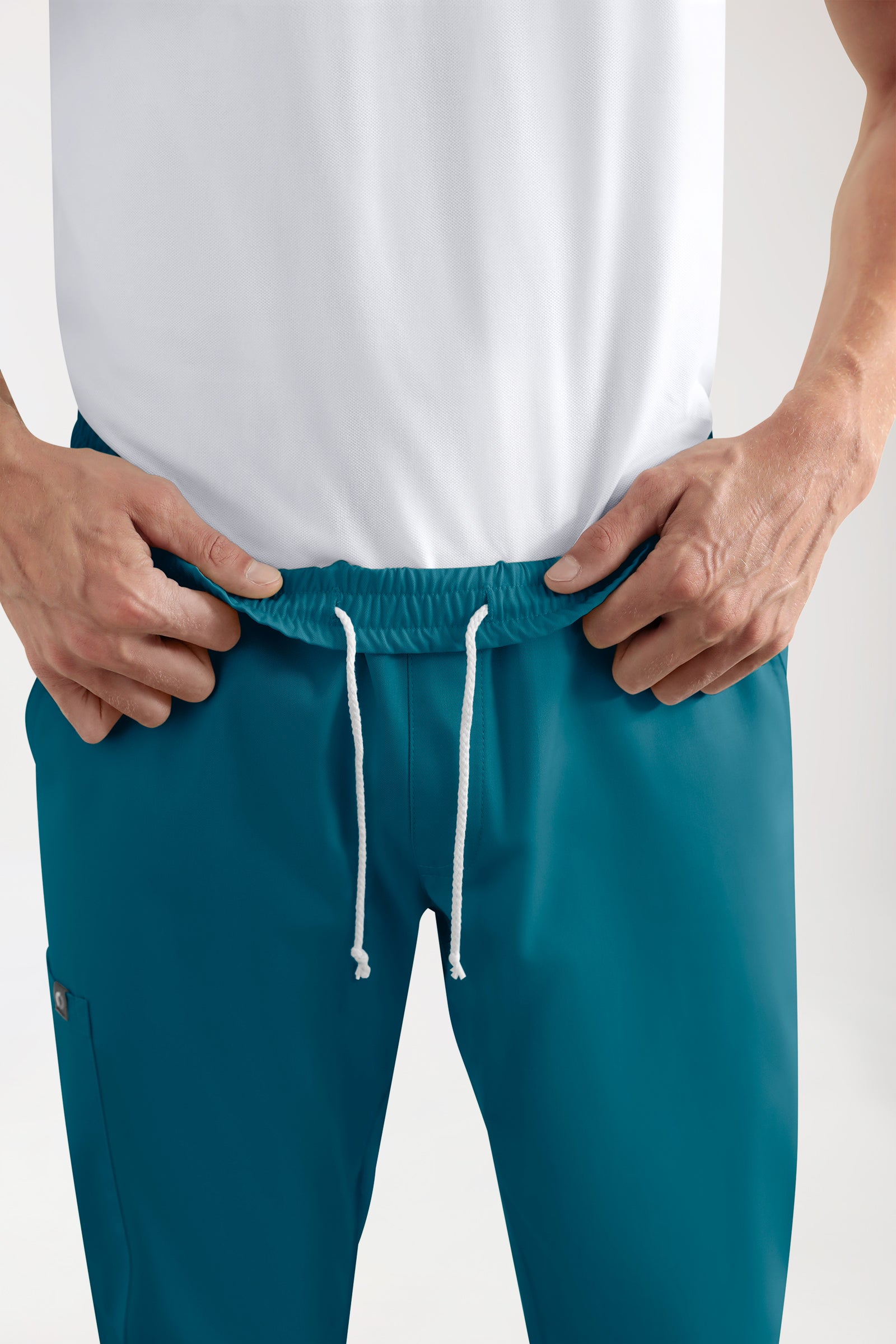 CORE Cargohose Herren - Jogpants Style petrol