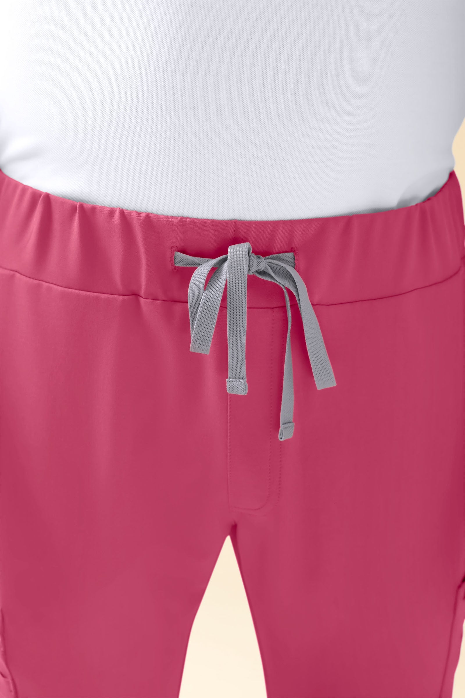 KAERE Hose Herren - Saumbündchen mit Beintaschen rosenholz