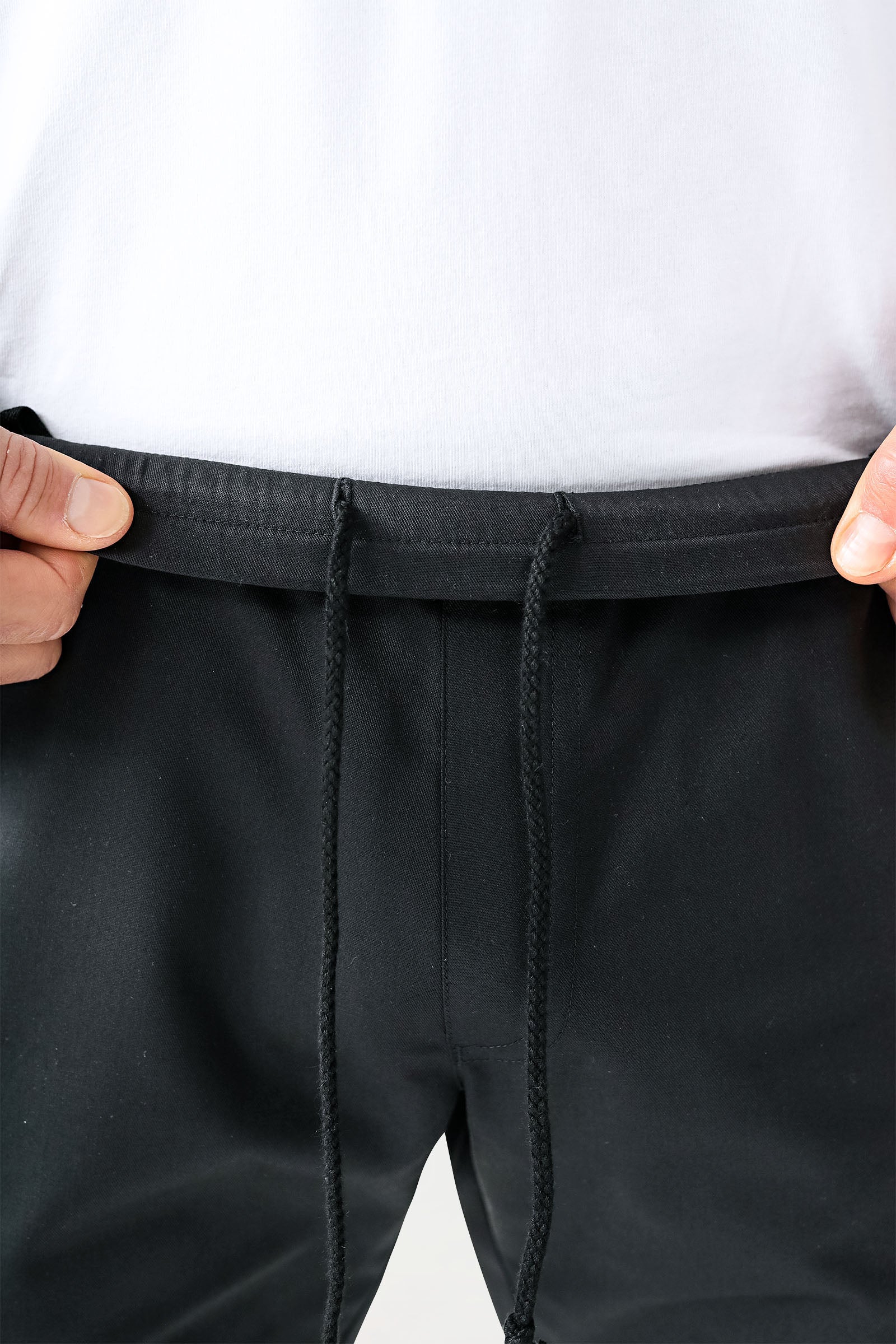 CLINIC STRETCH Hose Herren - gerader Saum Kurzgr. schwarz/gelb