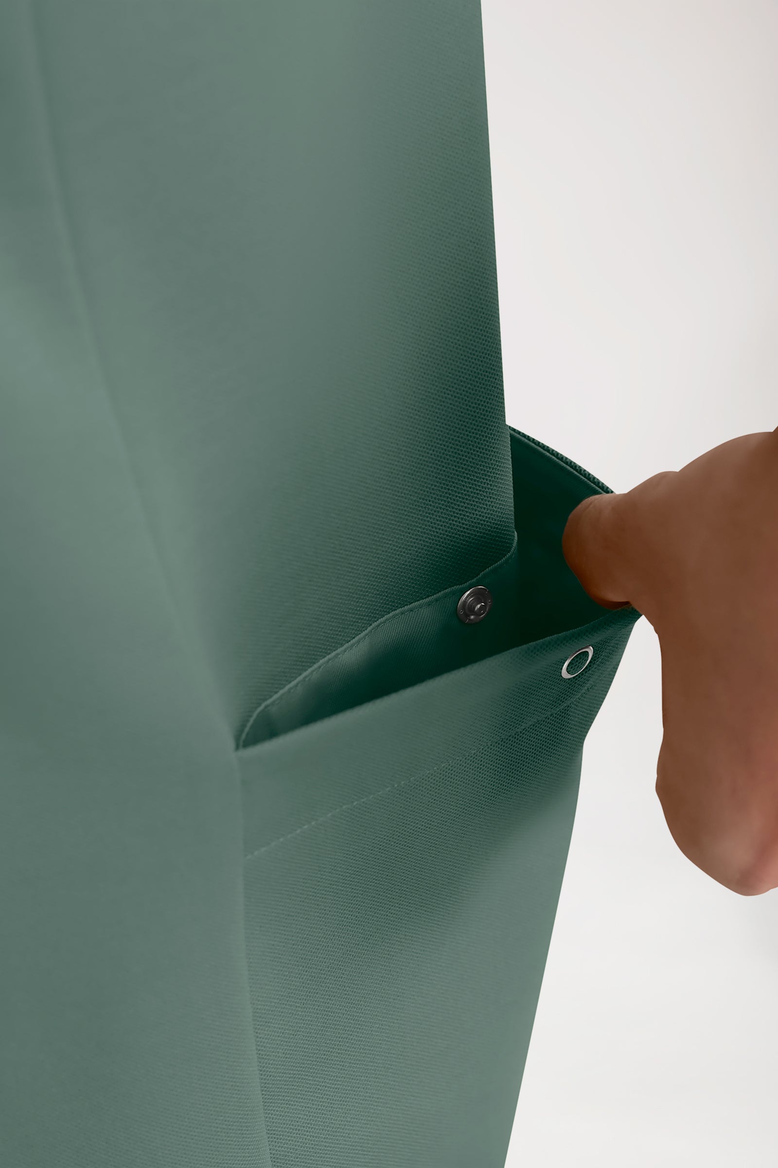 COMFY FLEX Stretch Schlupfkasack Herren - Polokragen dunkelgrün