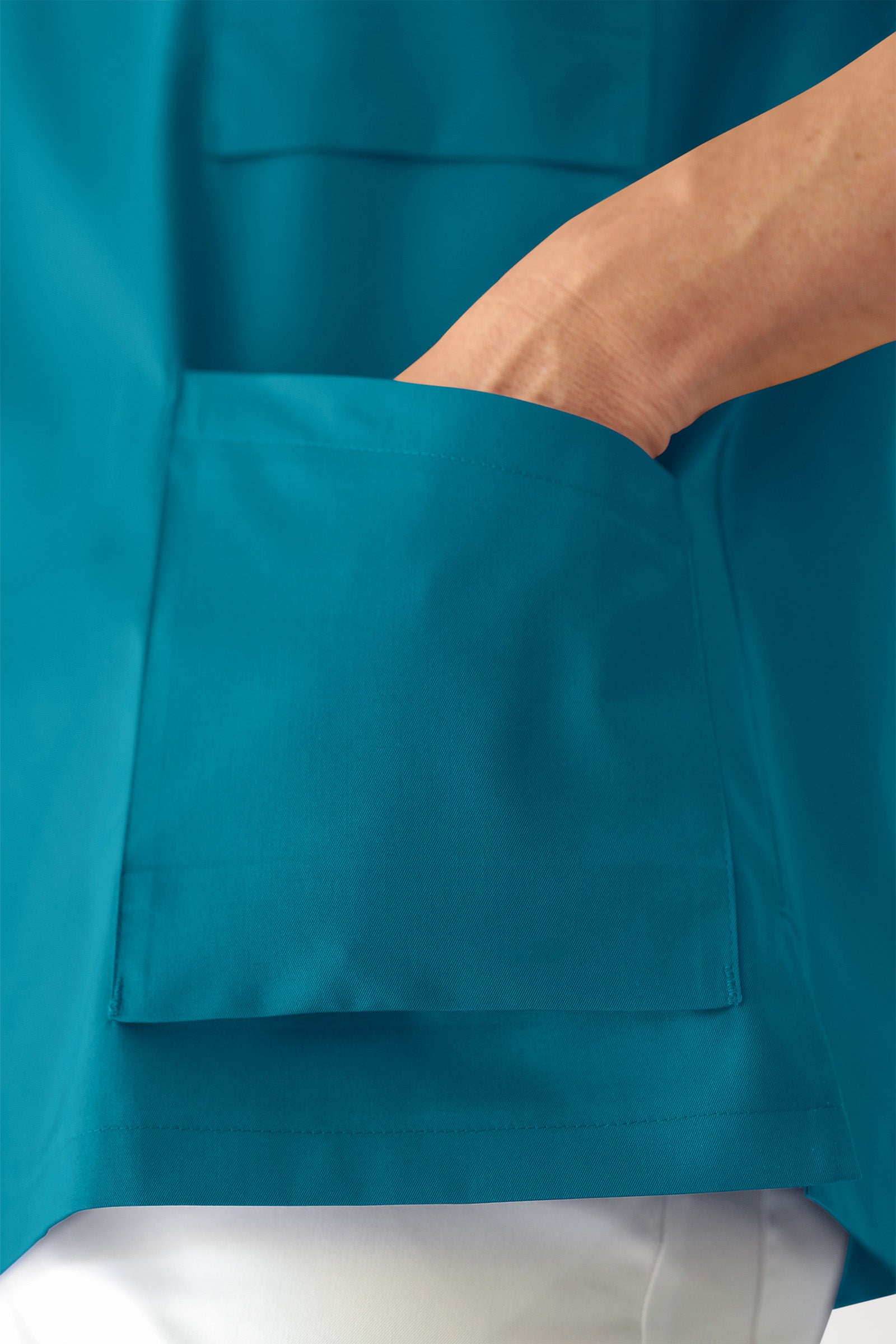 DER Kasack-Kasack Herren - V-Ausschnitt petrol