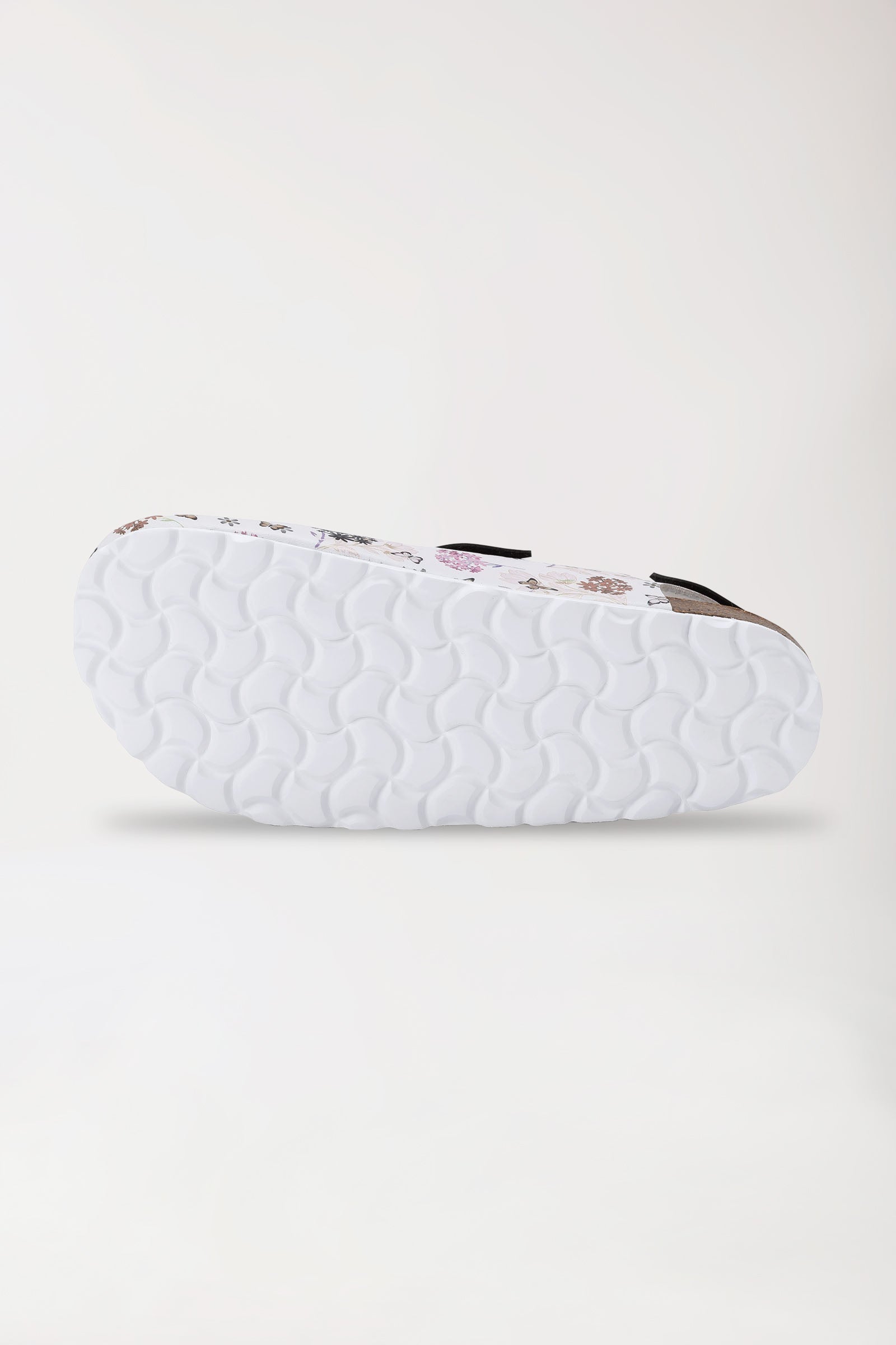 Damen Clog weiß/kupfer/rose