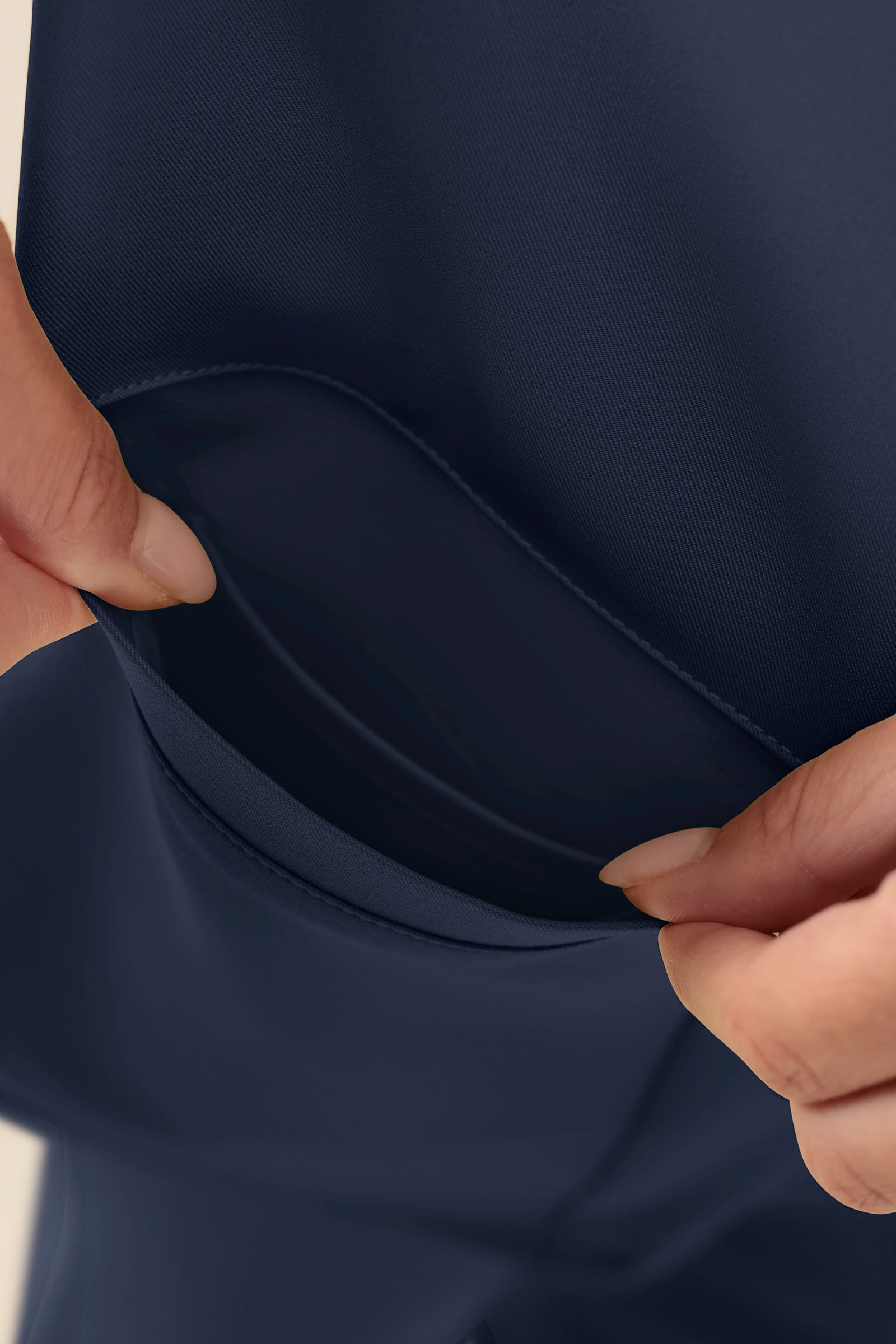 KAERE Kasack Damen - durchgeknöpft navy