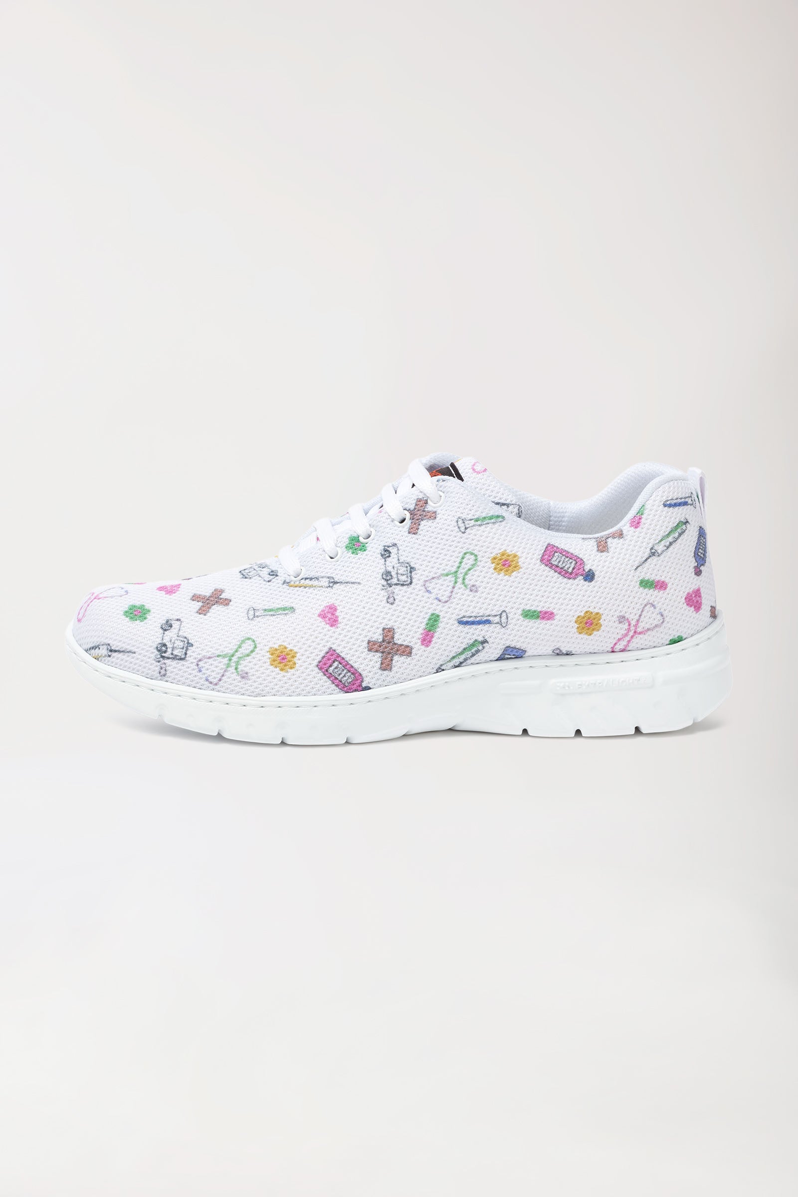 Unisex Berufsschuh weiß/bunt