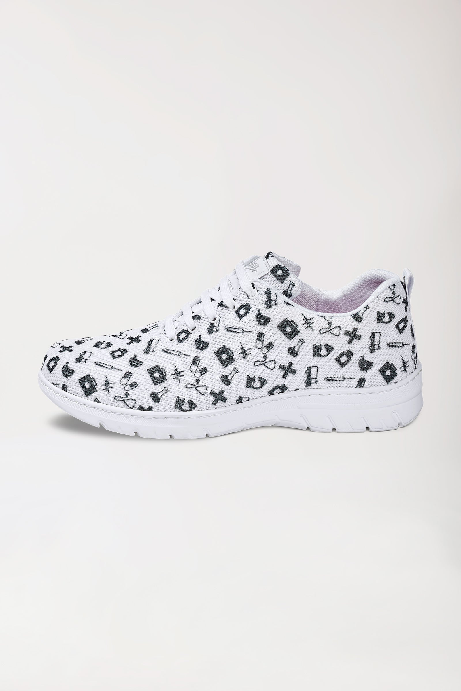 Unisex Berufsschuh weiß/schwarz